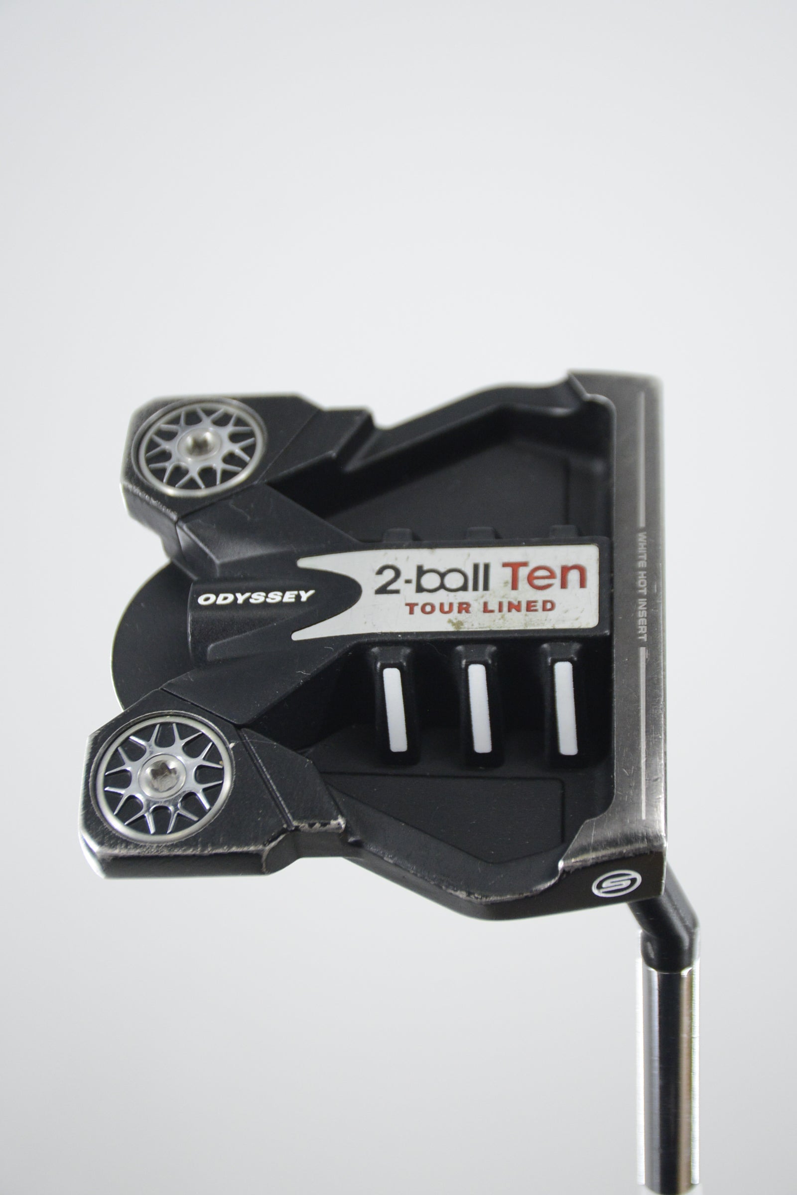 Odyssey Ten 2-Ball Tour Lined Red Stroke Lab Putter 33.25"