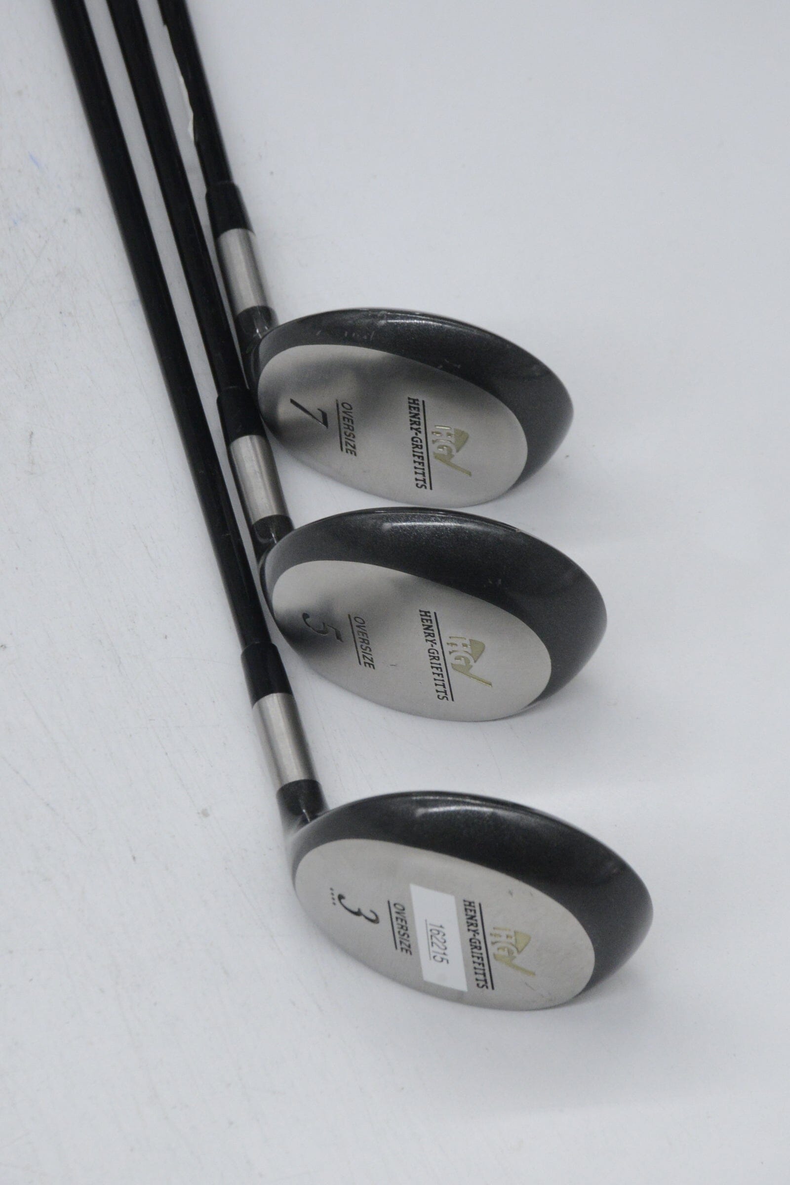 Henry Griffits Oversize 3W, 5W, 7W Wood Set R Flex Golf Clubs GolfRoots