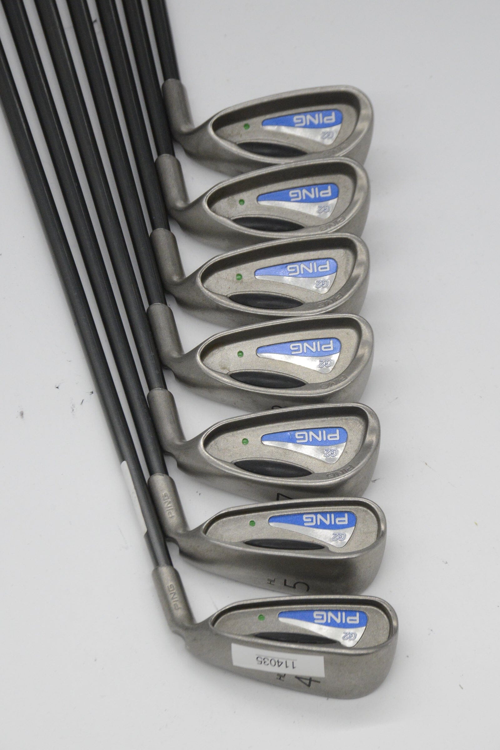 Ping G2 4-5, 7-UW Iron Set R Flex -0.75" Golf Clubs GolfRoots