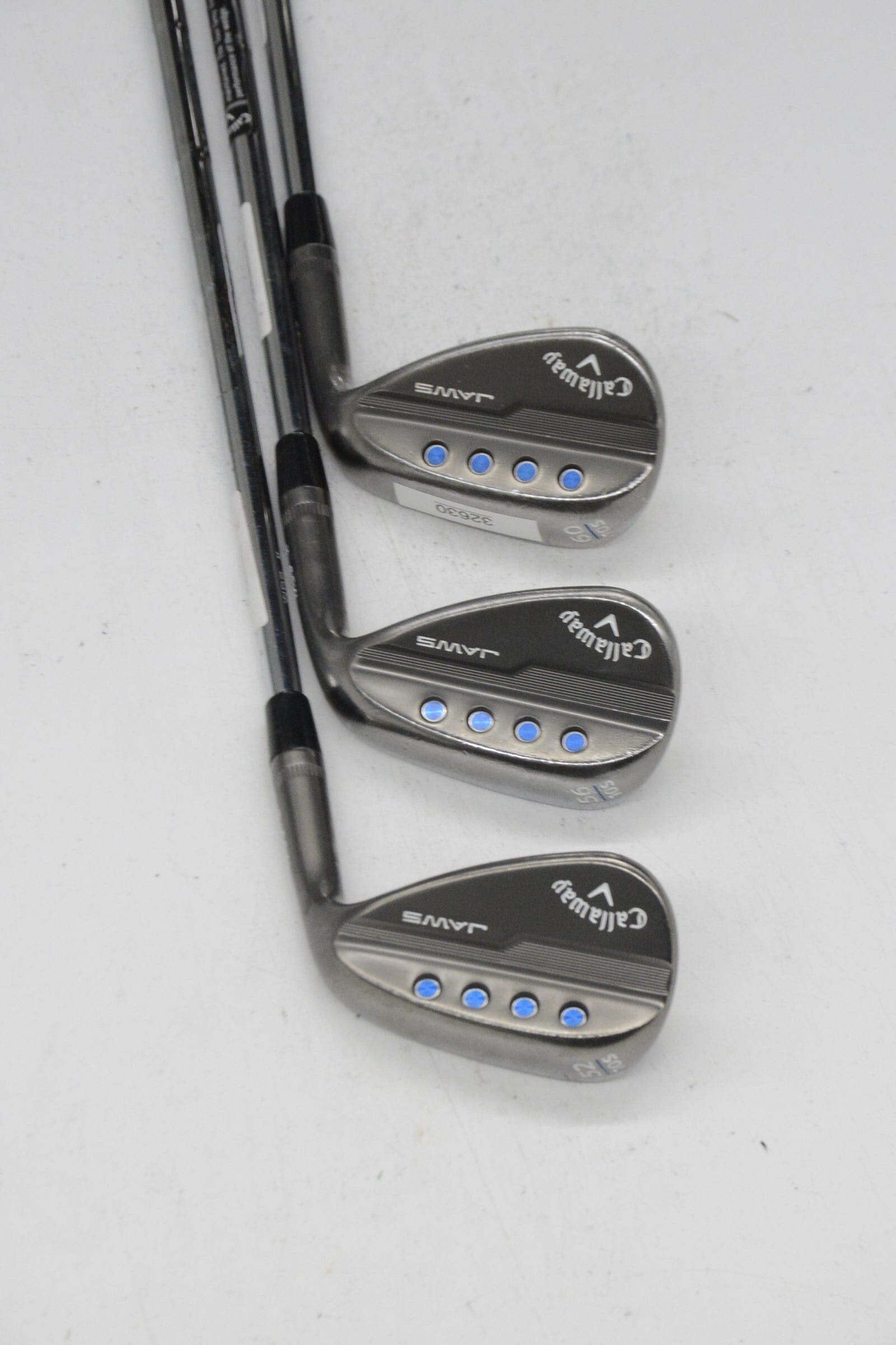 Callaway Jaws MD5 Black 52, 56, 60 Degree Wedge Set S Flex Golf Clubs GolfRoots