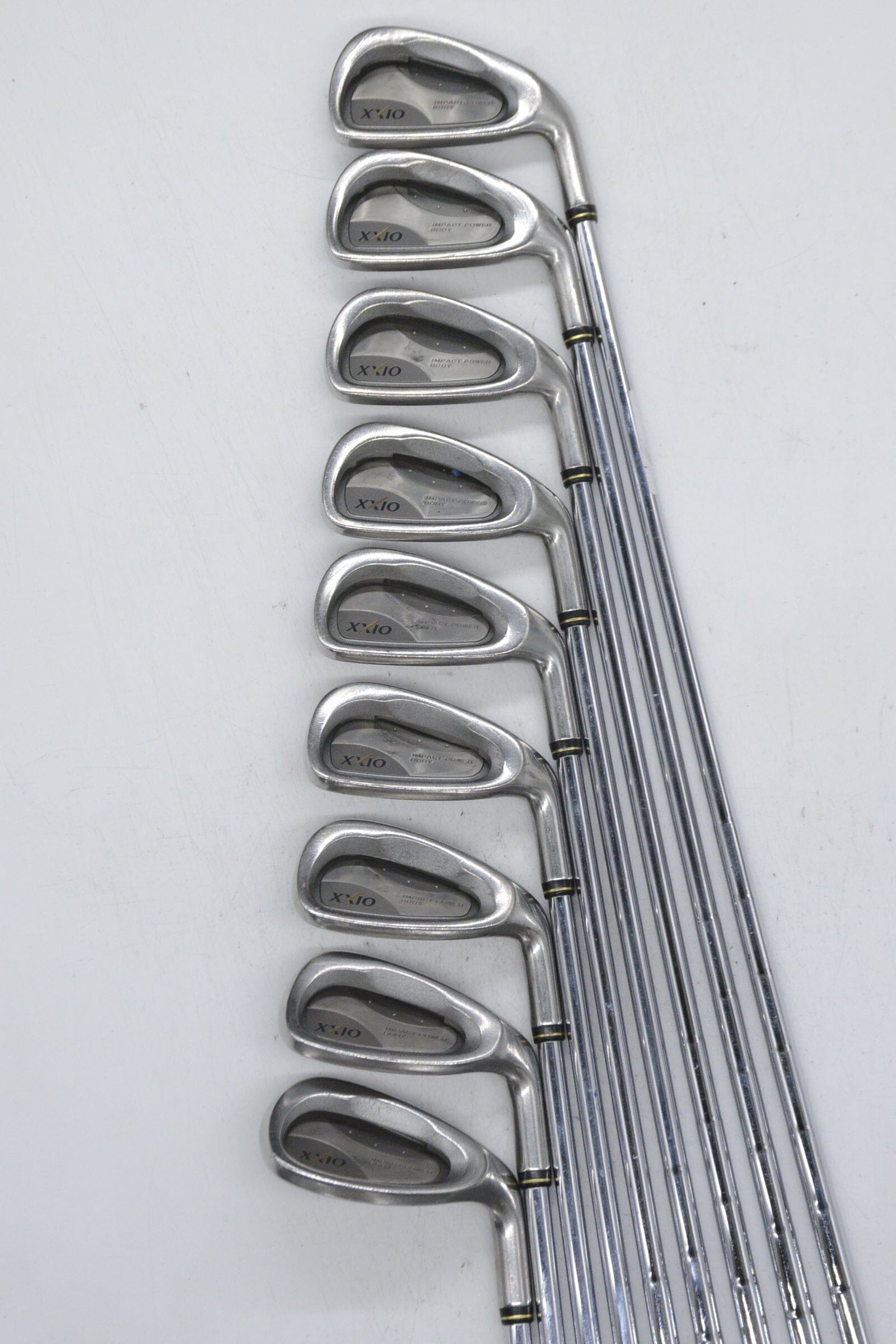 XXIO Impact Power Body 3-AW Iron Set S Flex +0.25" Golf Clubs GolfRoots