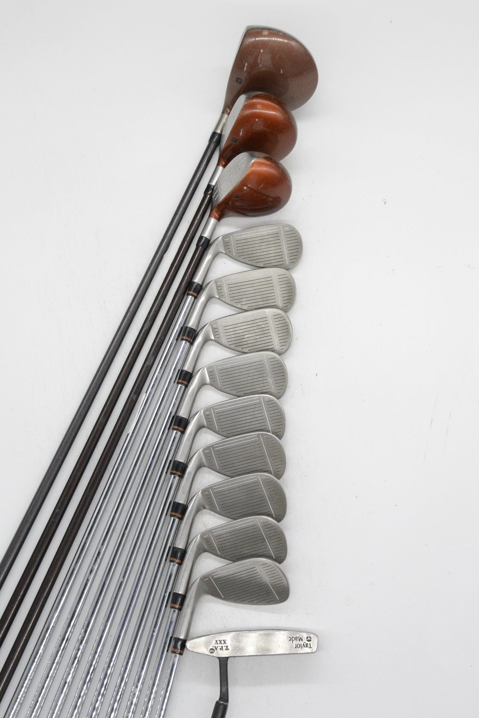 TaylorMade Burner Supersteel Mixed Full Set S Flex +0.5" Golf Clubs GolfRoots