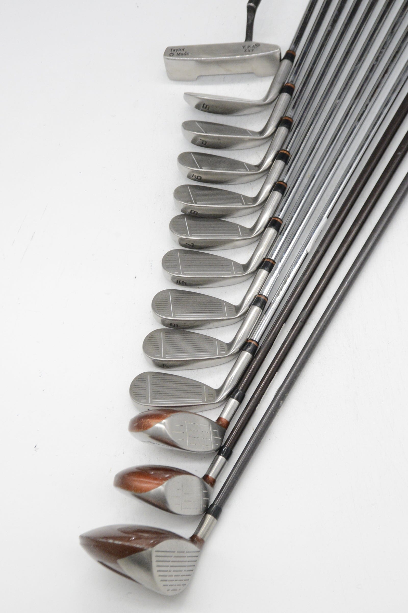 TaylorMade Burner Supersteel Mixed Full Set S Flex +0.5" Golf Clubs GolfRoots