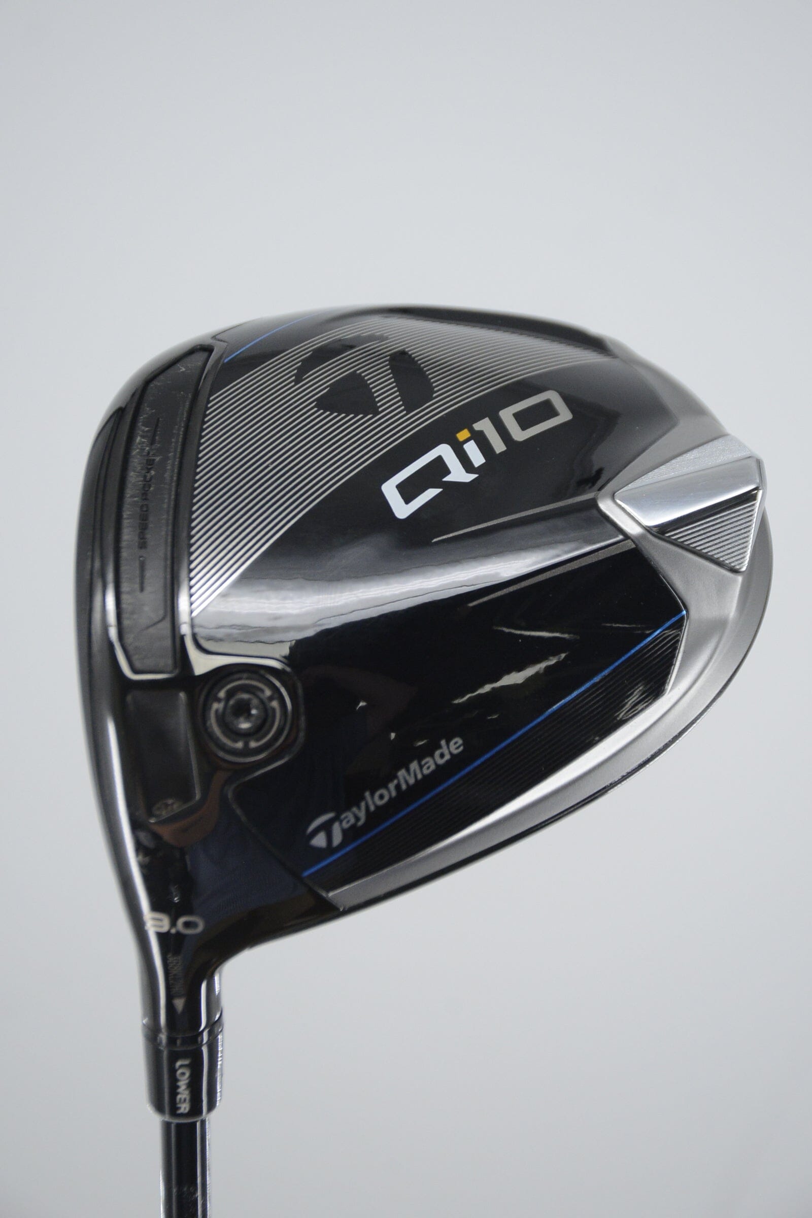 Lefty TaylorMade Qi10 9 Degree Driver S Flex 45.5" Golf Clubs GolfRoots