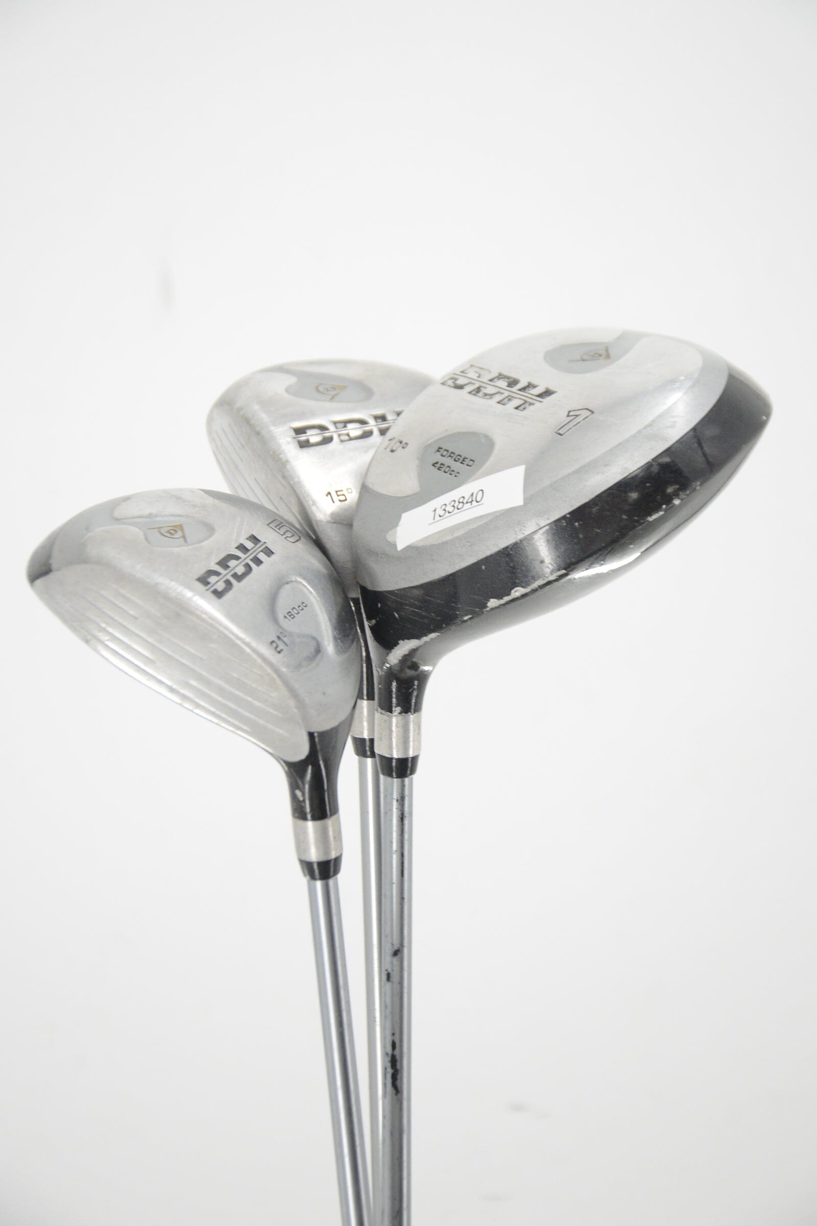 Lefty MaxFli Dunlop DDH D, 3W, 5W Wood Set R Flex Golf Clubs GolfRoots