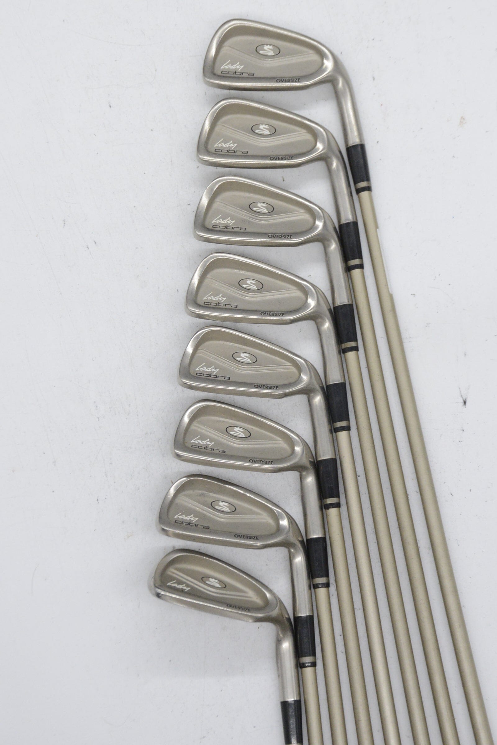 Women's Cobra Lady Cobra OS 4-PW, SW Iron Set W Flex -0.25" Golf Clubs GolfRoots