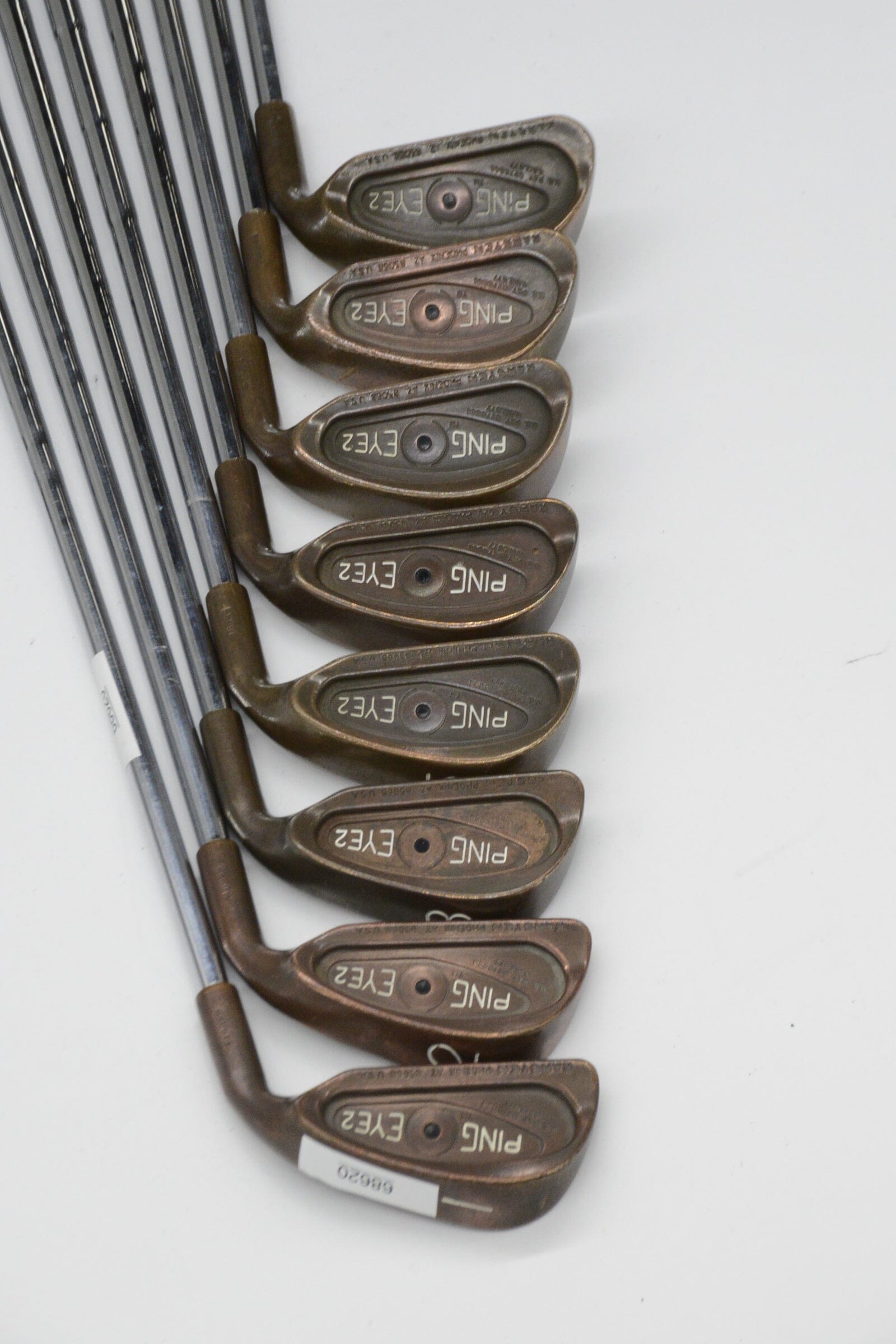 Ping Eye 2 Beryllium Copper 1-3, 5-9 Iron Set S Flex -0.25" Golf Clubs GolfRoots
