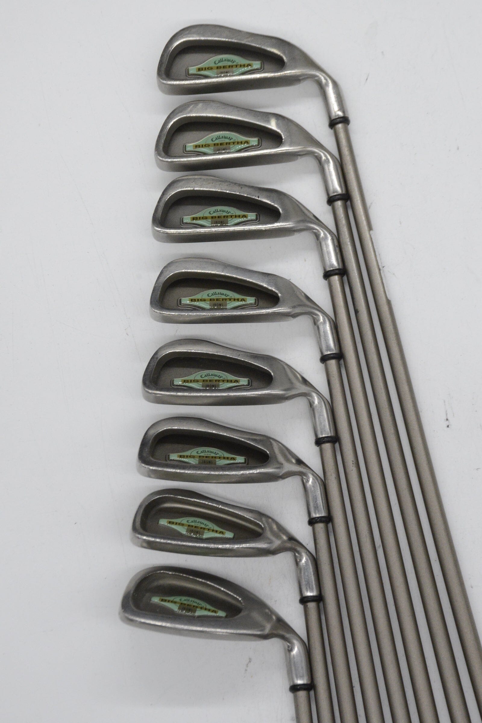 Women's Callaway Big Bertha 1996 3-4, 6-PW, SW Iron Set W Flex -0.75" Golf Clubs GolfRoots
