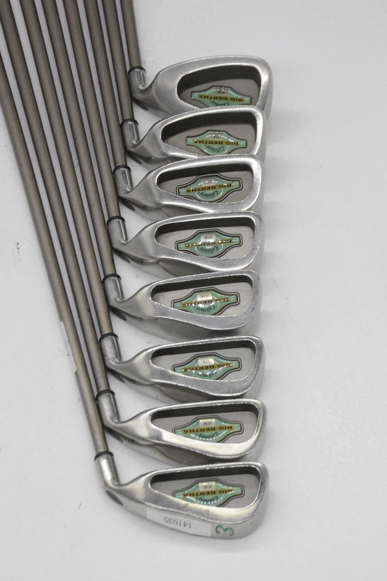 Women's Callaway Big Bertha 1996 3-4, 6-PW, SW Iron Set W Flex -0.75" Golf Clubs GolfRoots