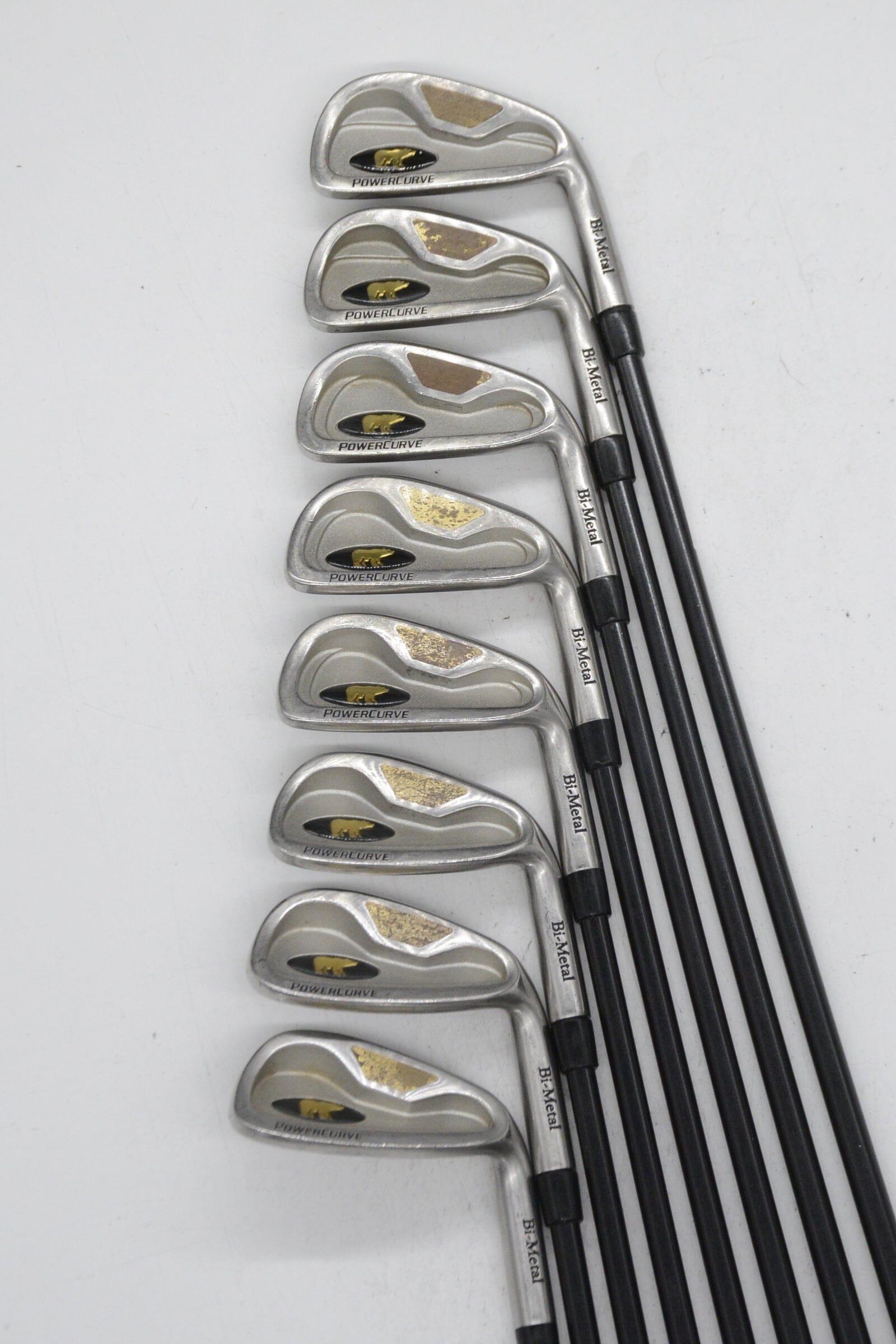 Golden Bear PowerCurve 3-PW Iron Set S Flex -0.25" Golf Clubs GolfRoots