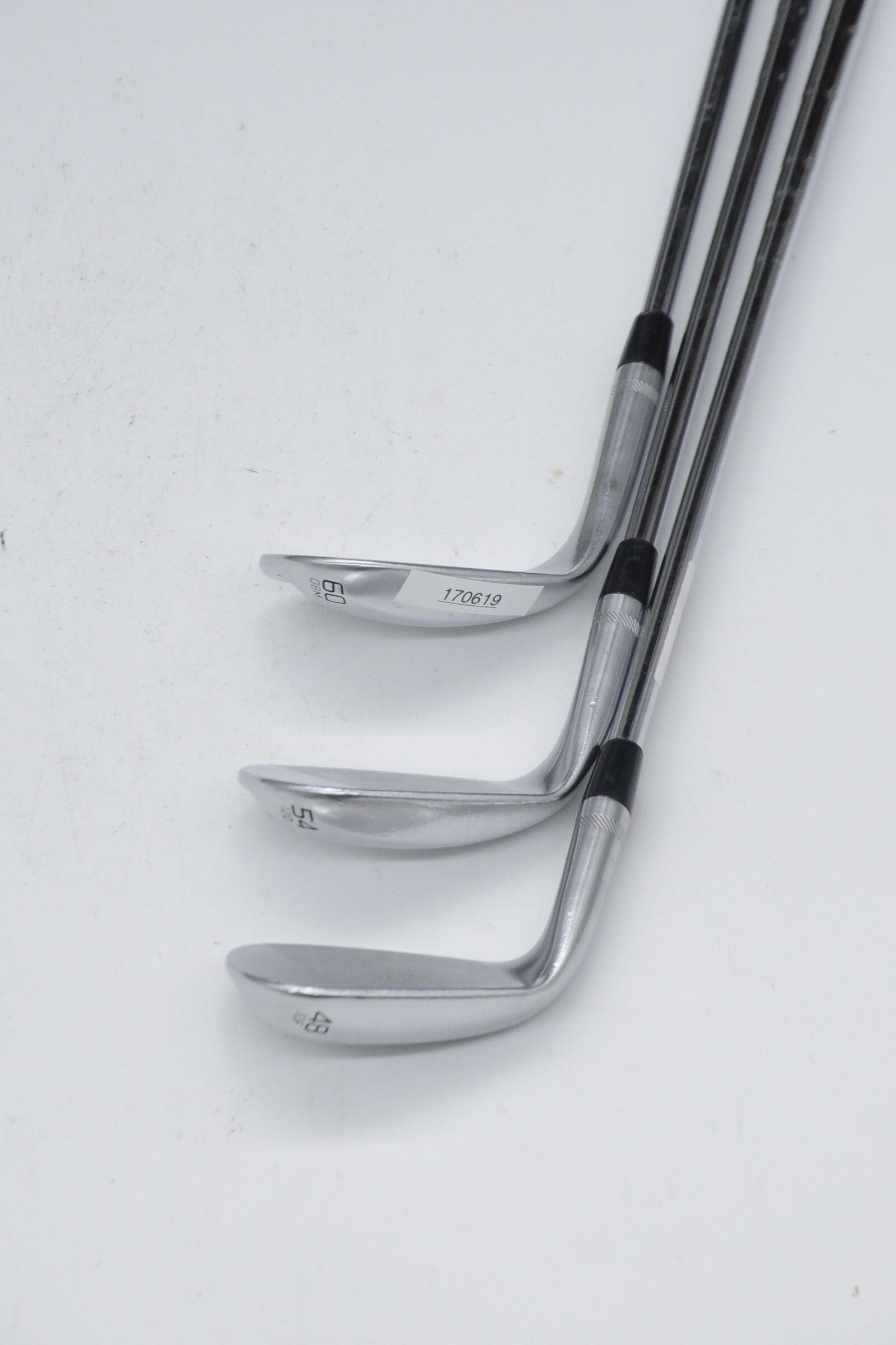 Titleist Vokey SM10 Tour Chrome 48, 54, 60 Degree Wedge Set S Flex Golf Clubs GolfRoots