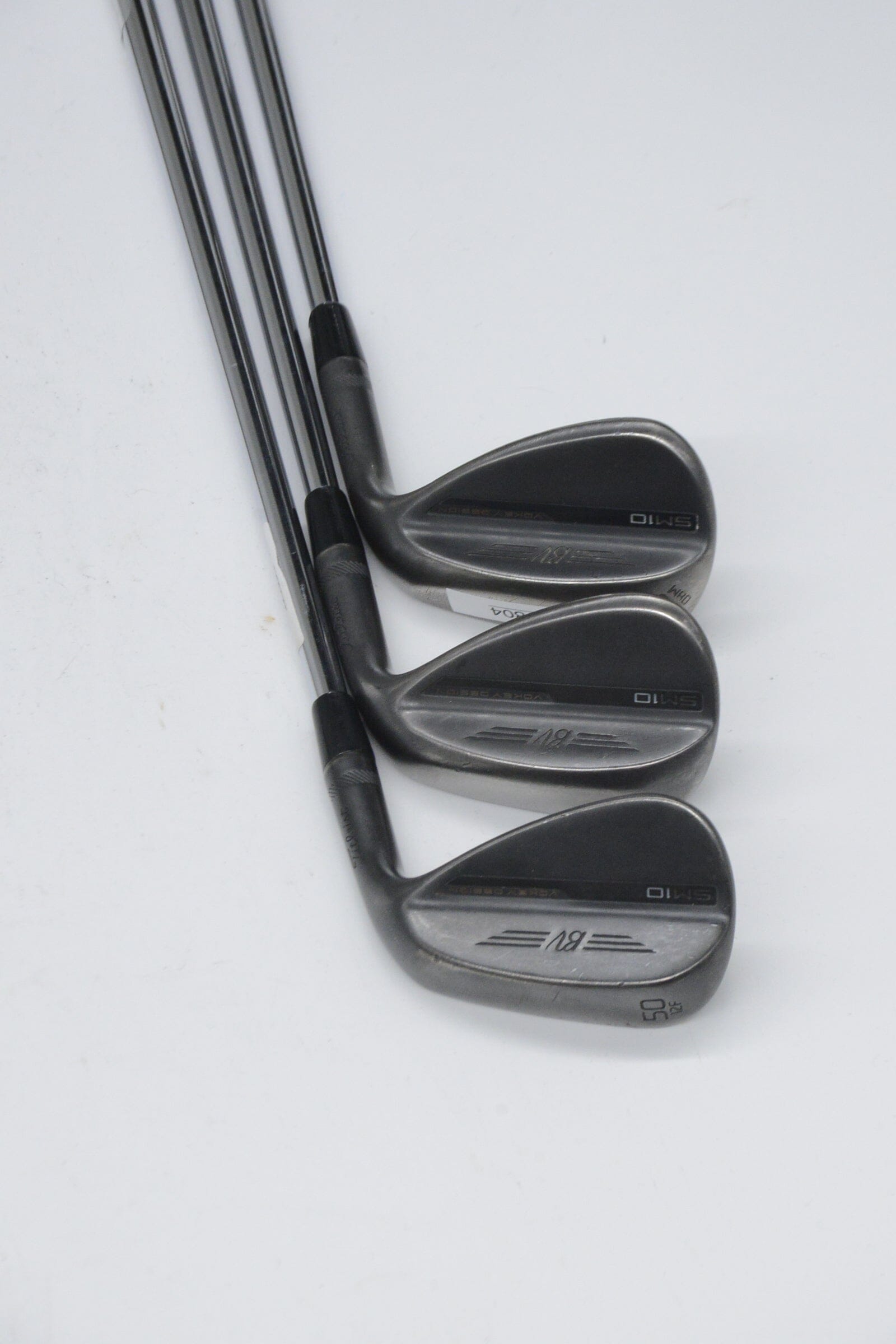 Titleist Vokey SM10 Jet Black 50, 54, 58 Degree Wedge Set S Flex Golf Clubs GolfRoots