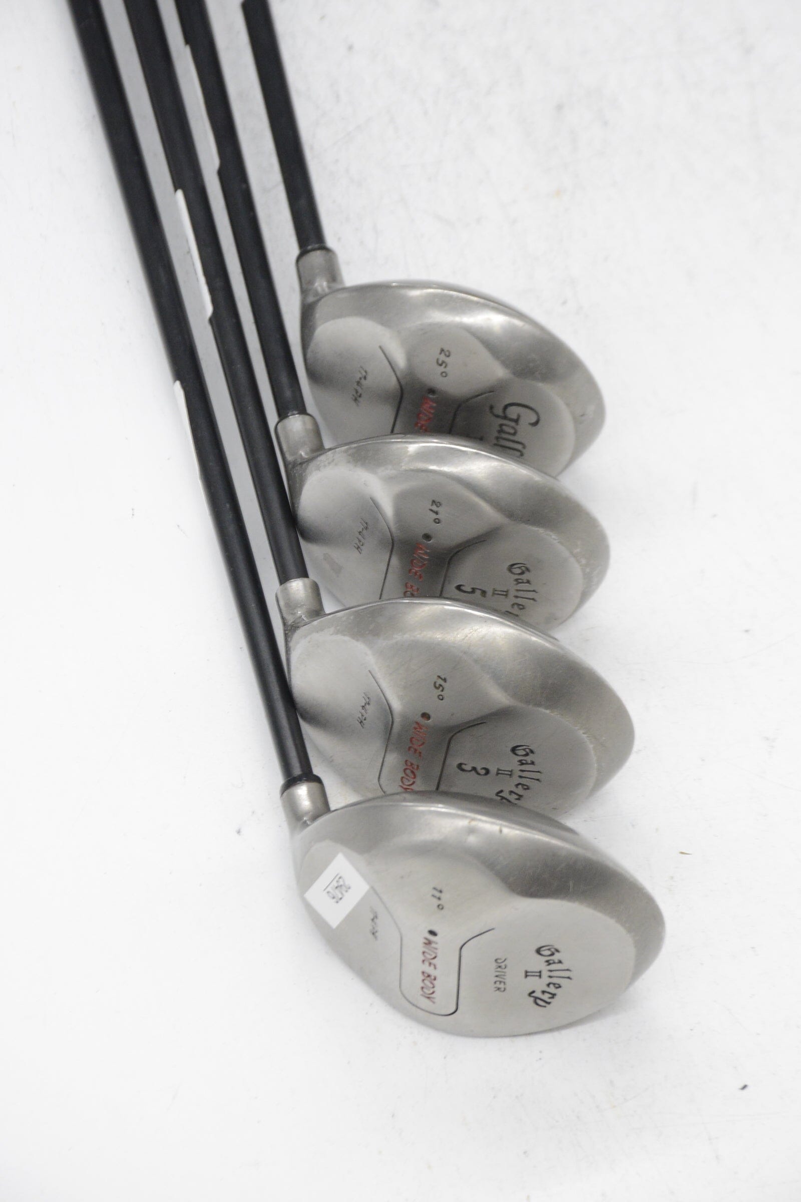 Gallery II Wide Body D, 3W, 5W, 7W Wood Set S Flex Golf Clubs GolfRoots