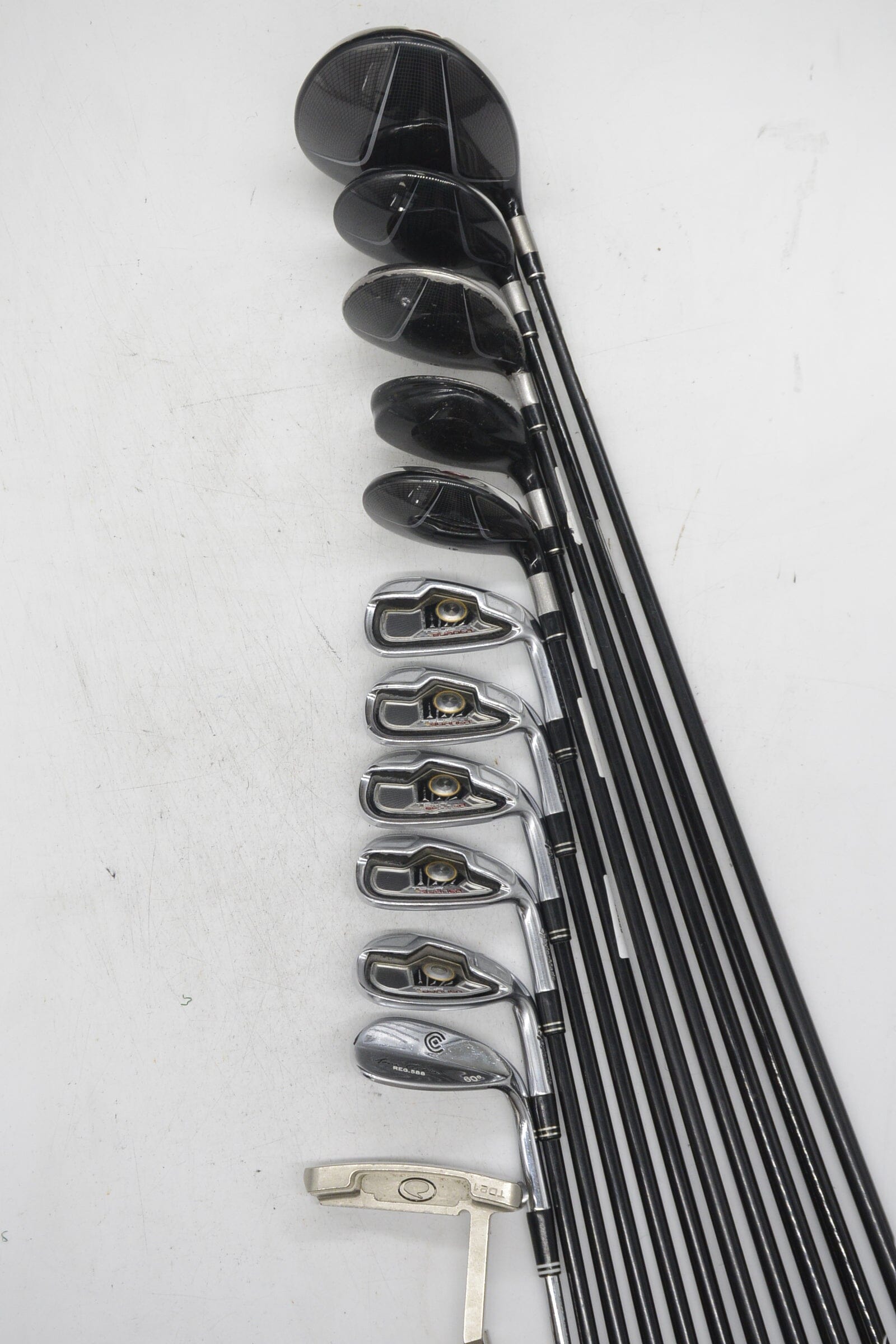 TaylorMade Tour Burner Mixed Full Set R Flex -0.25" Golf Clubs GolfRoots