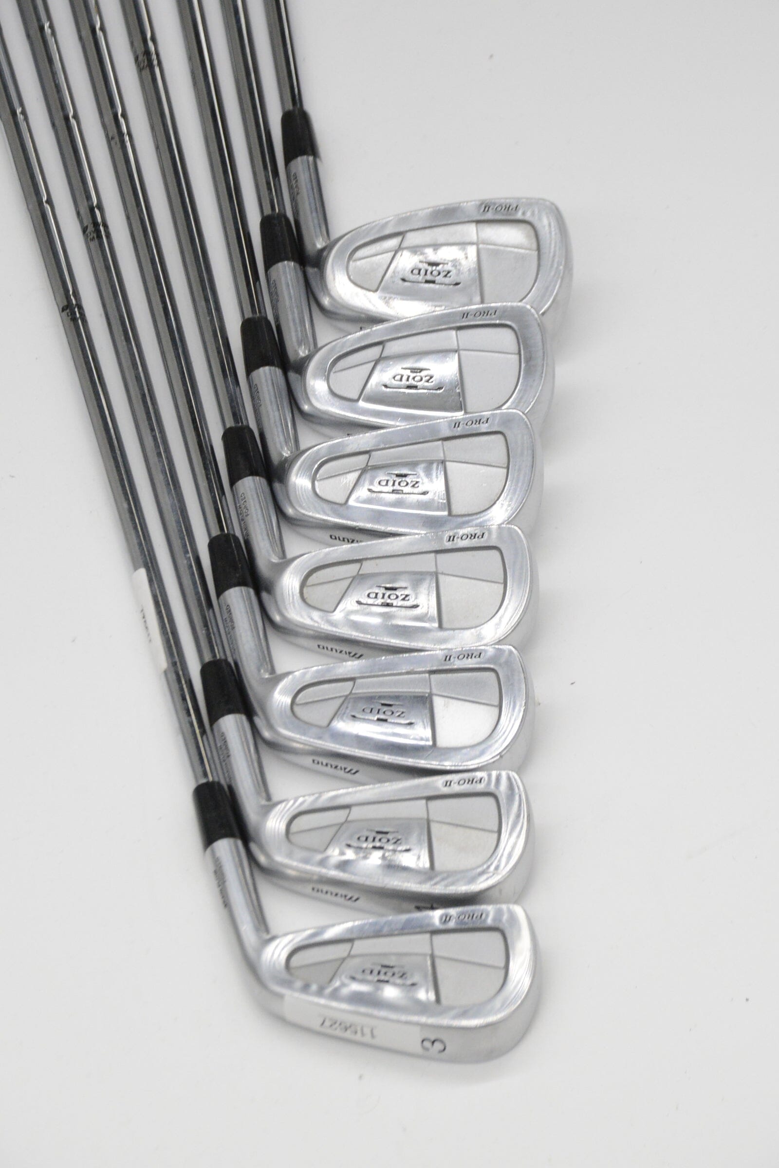 Mizuno T-Zoid Pro II Forged 3-9 Iron Set S Flex +0.25" Golf Clubs GolfRoots