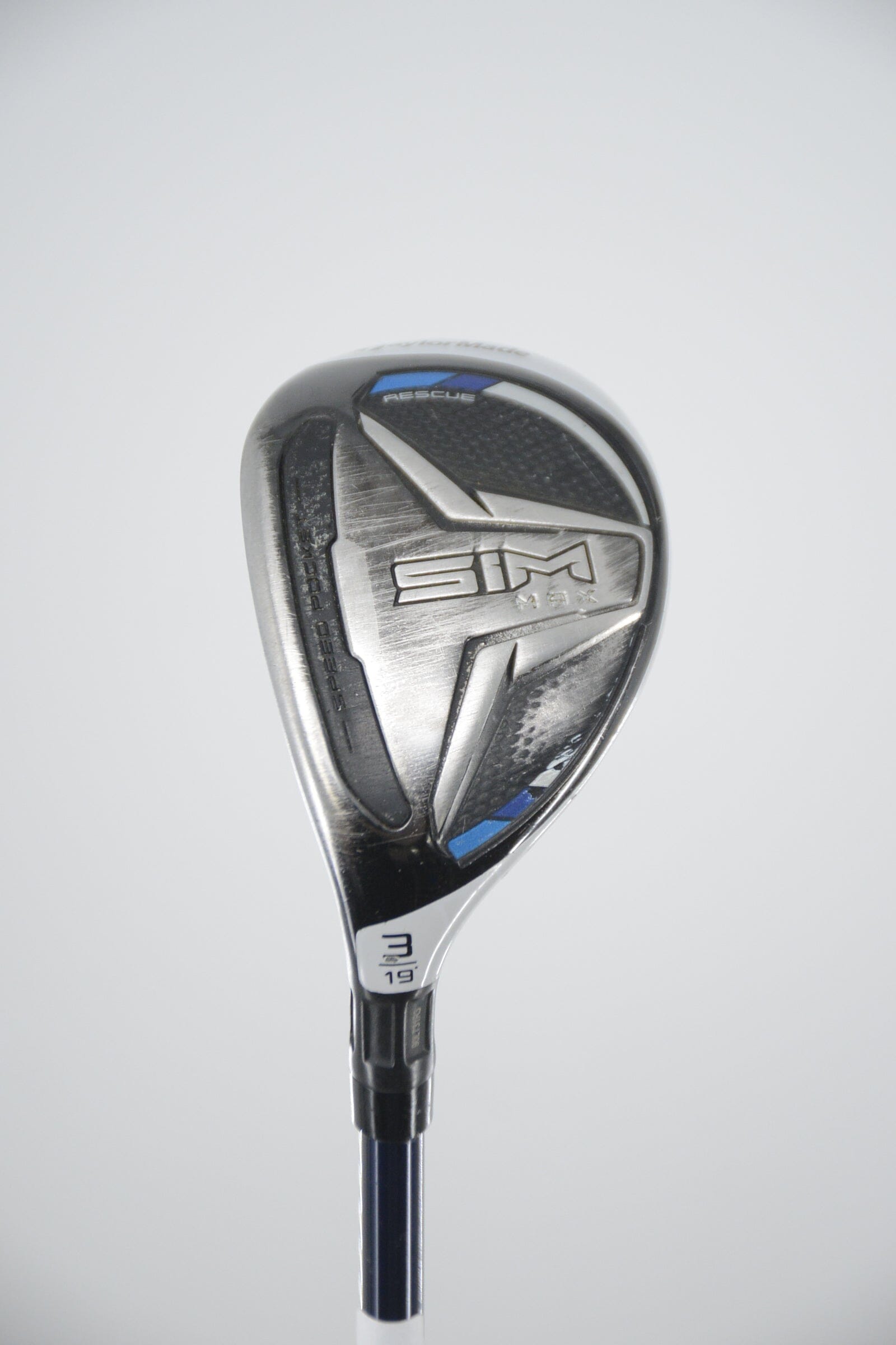 Lefty TaylorMade SIM Max 3 Hybrid S Flex 40.5" Golf Clubs GolfRoots