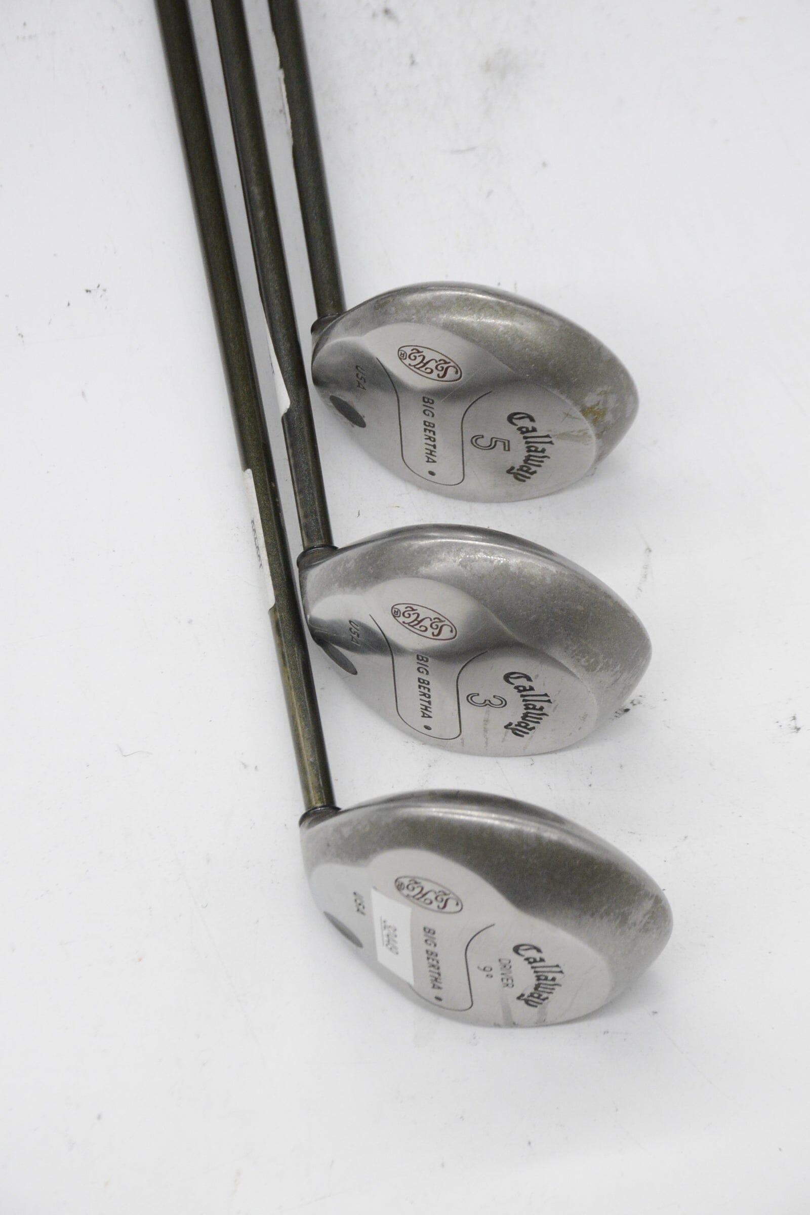 Callaway Big Bertha S2H2 D, 3W, 5W Wood Set S Flex Golf Clubs GolfRoots