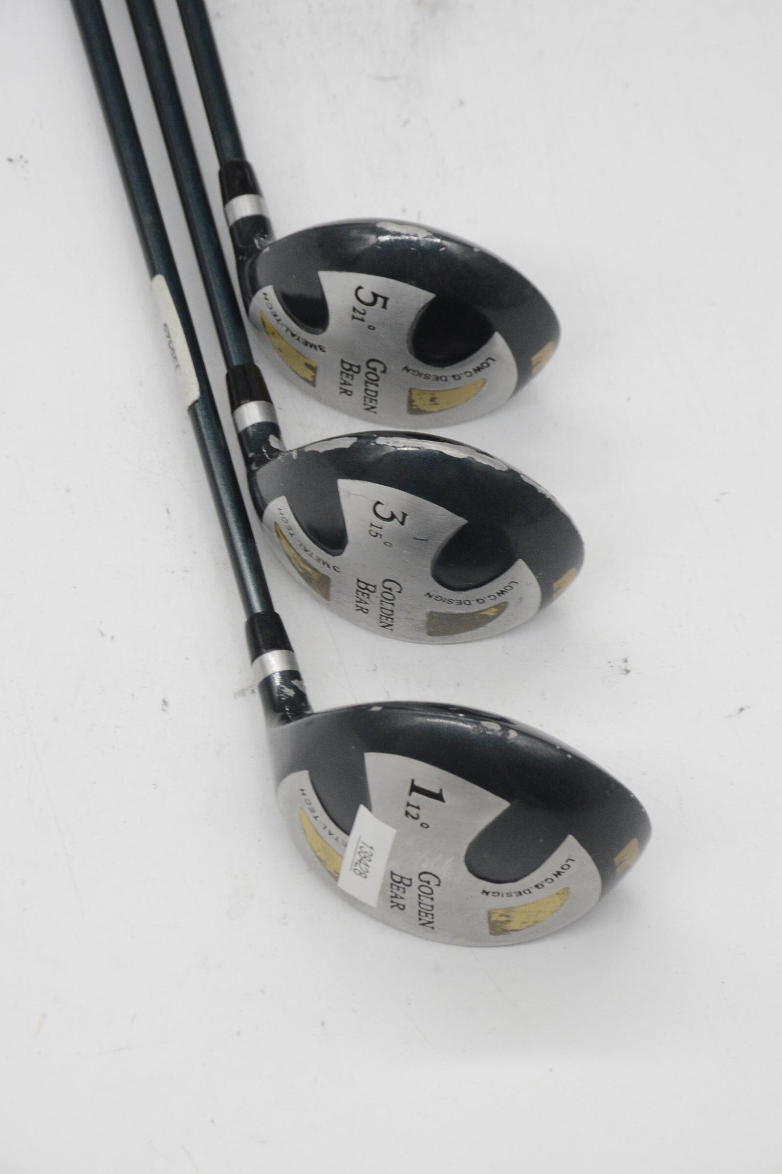 Women's Golden Bear 3 Metal Tech D, 3W, 5W Wood Set W Flex Golf Clubs GolfRoots
