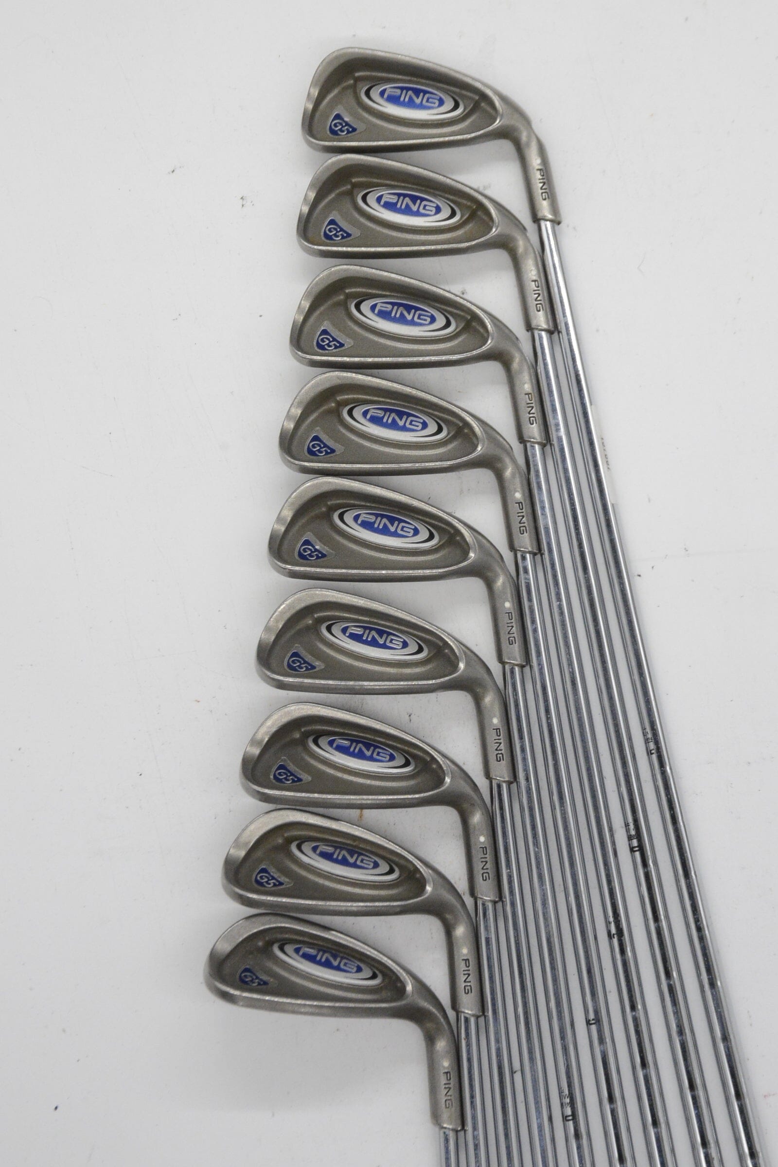 Ping G5 3-PW, SW Iron Set S Flex Std Length Golf Clubs GolfRoots