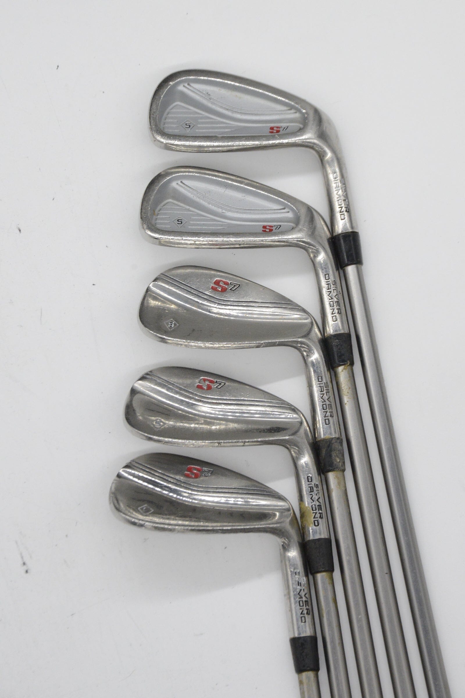 Silver Diamond S7 6-PW Iron Set S Flex Std Length Golf Clubs GolfRoots