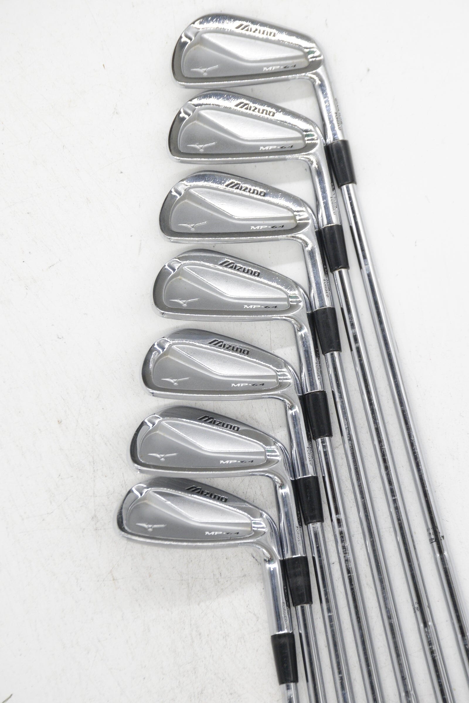 Mizuno MP-64 4-PW Iron Set S Flex -0.5" Golf Clubs GolfRoots