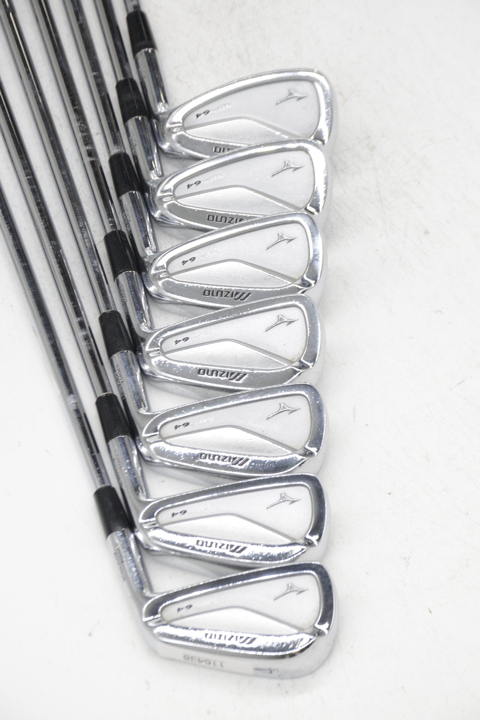 Mizuno MP-64 4-PW Iron Set S Flex -0.5" Golf Clubs GolfRoots