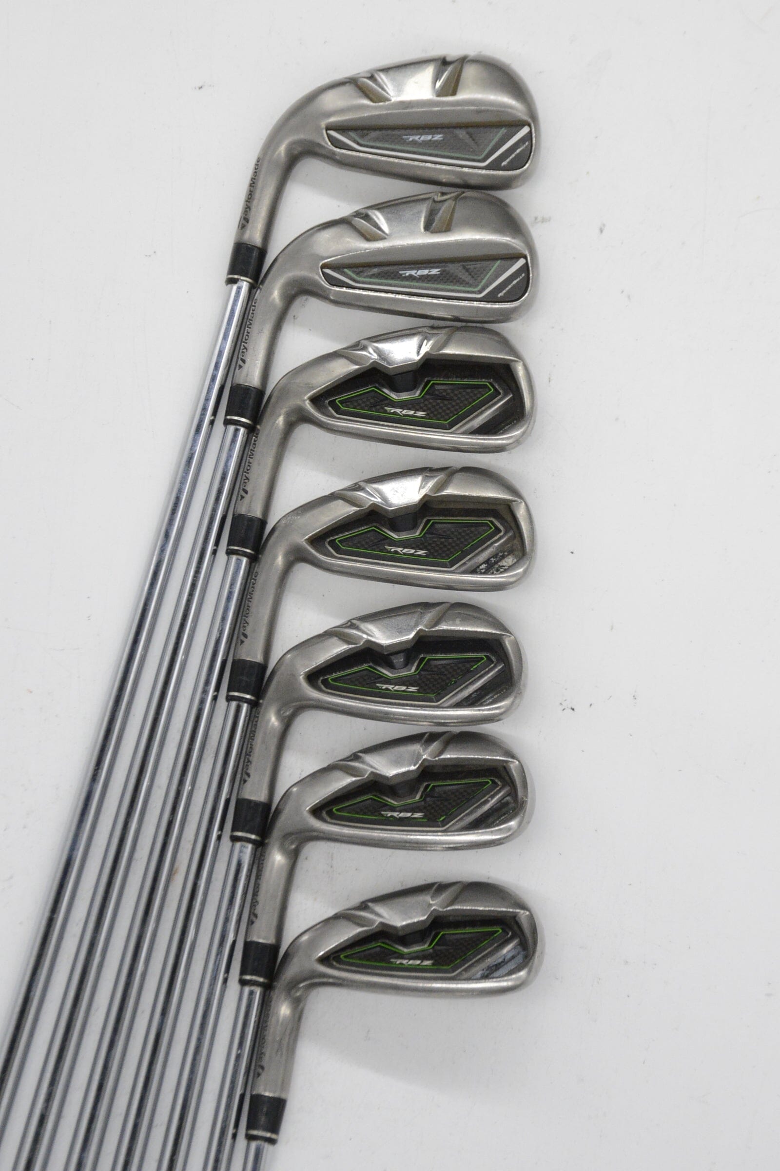Lefty TaylorMade Rocketballz 4-PW Iron Set X Flex +1" Golf Clubs GolfRoots