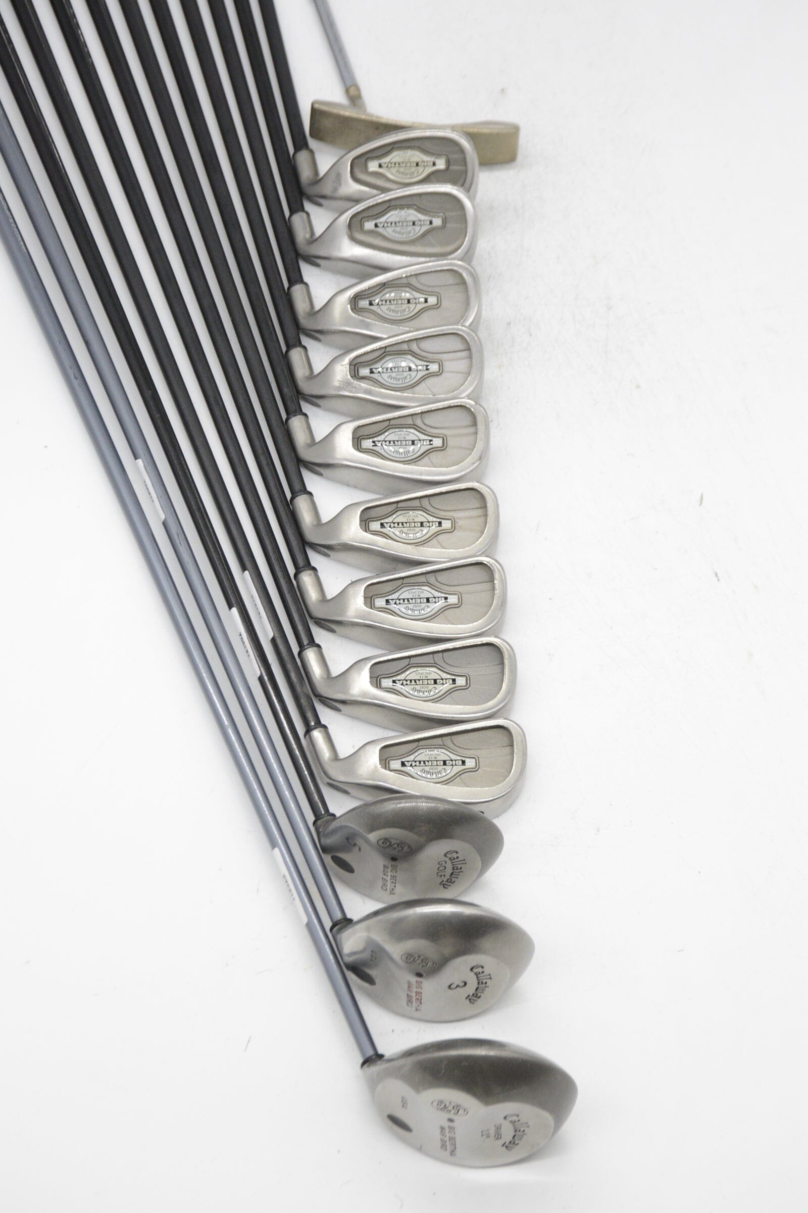 Callaway Big Bertha X-12 Mixed Full Set R Flex -0.5" Golf Clubs GolfRoots