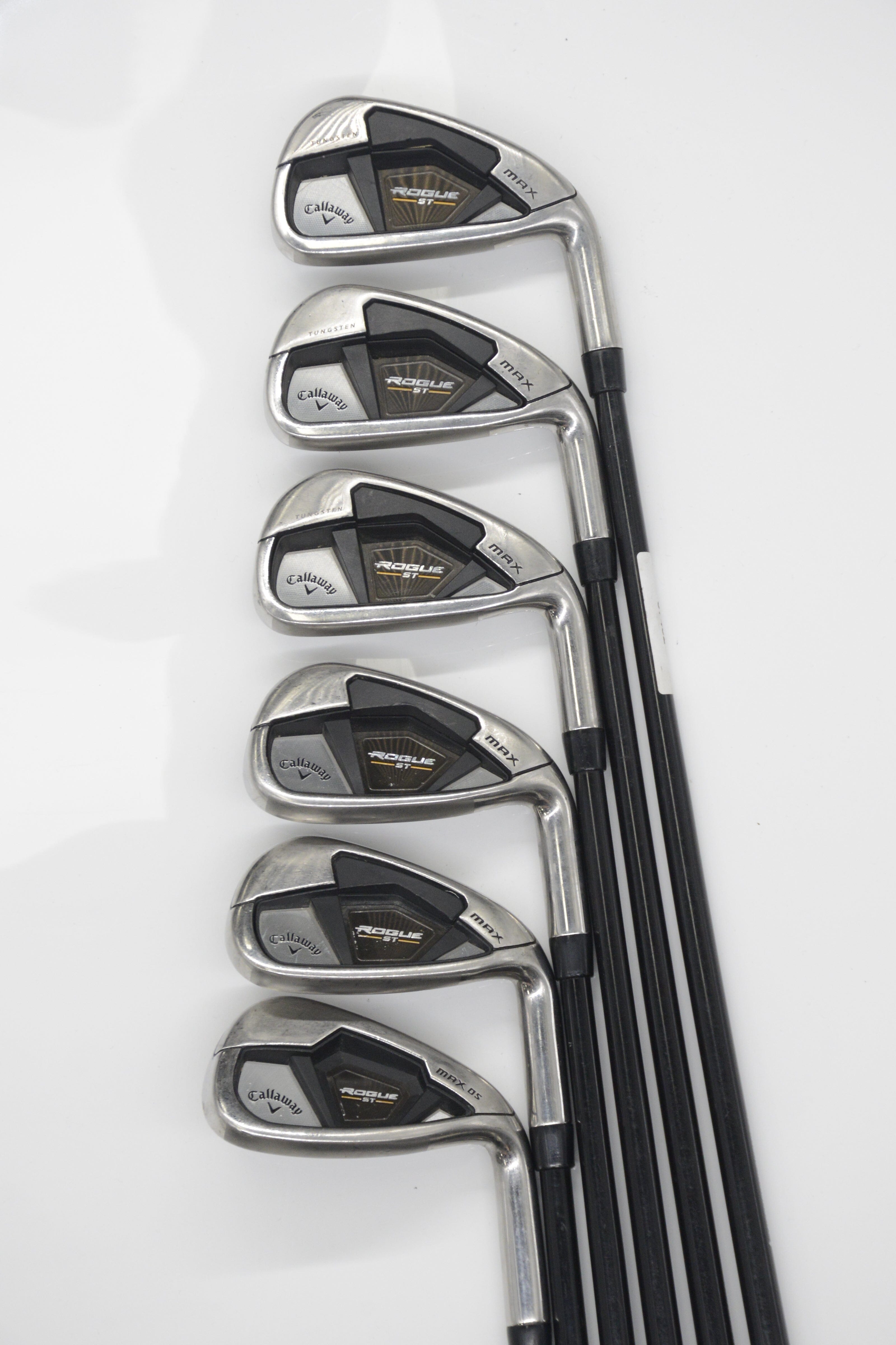 Callaway Rogue ST Max 5-7, 9-AW Iron Set S Flex -0.5" Golf Clubs GolfRoots
