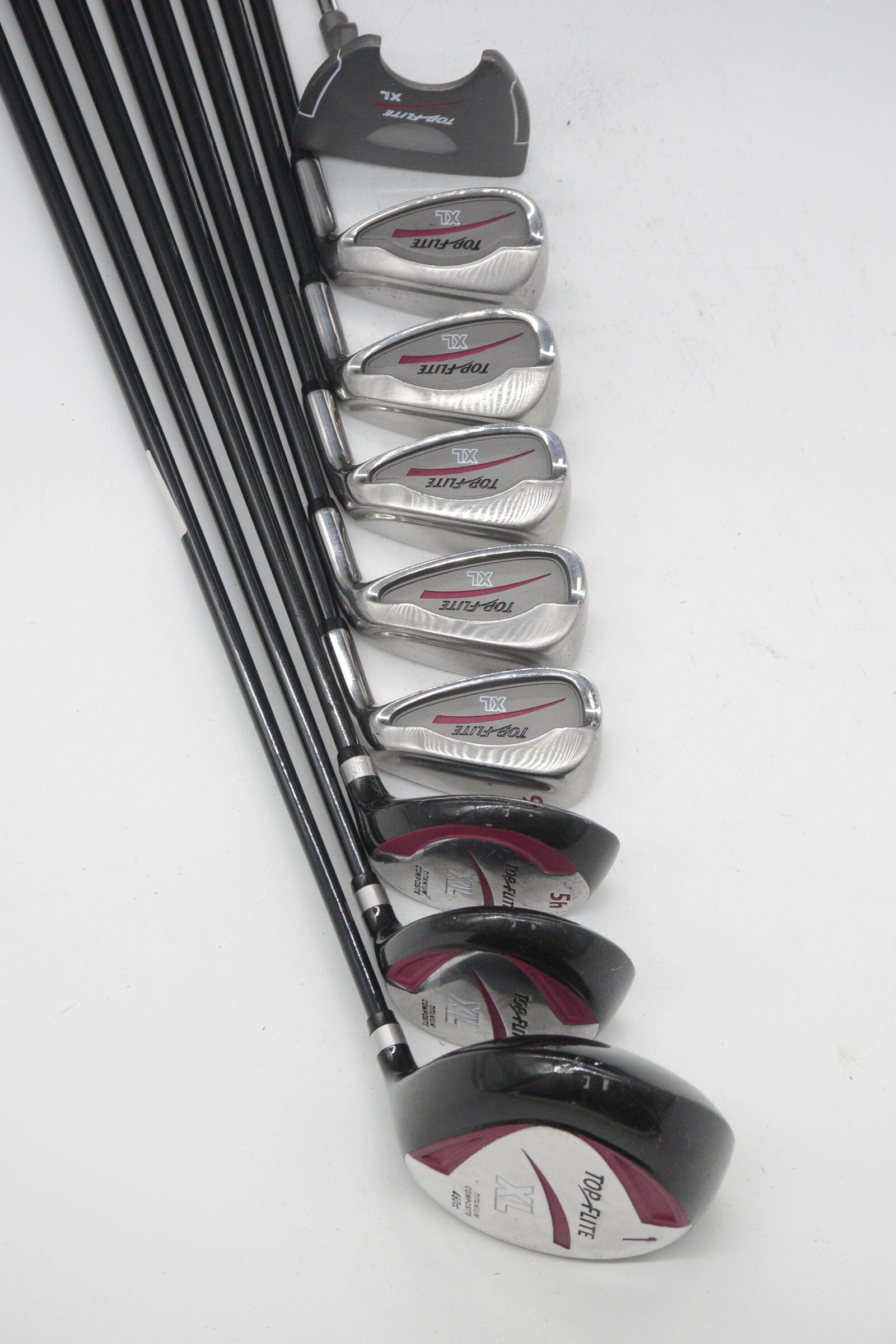 Women's Top Flite XL Mixed Full Set W Flex -0.75" Golf Clubs GolfRoots