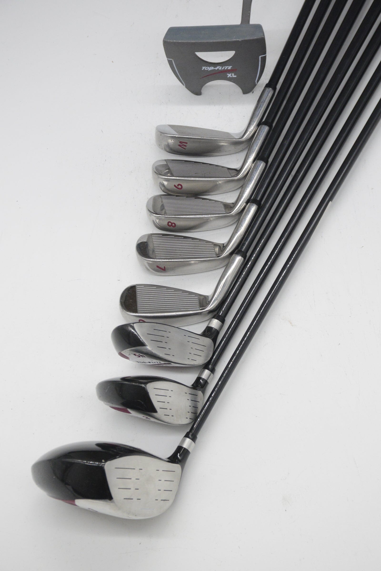 Women's Top Flite XL Mixed Full Set W Flex -0.75" Golf Clubs GolfRoots