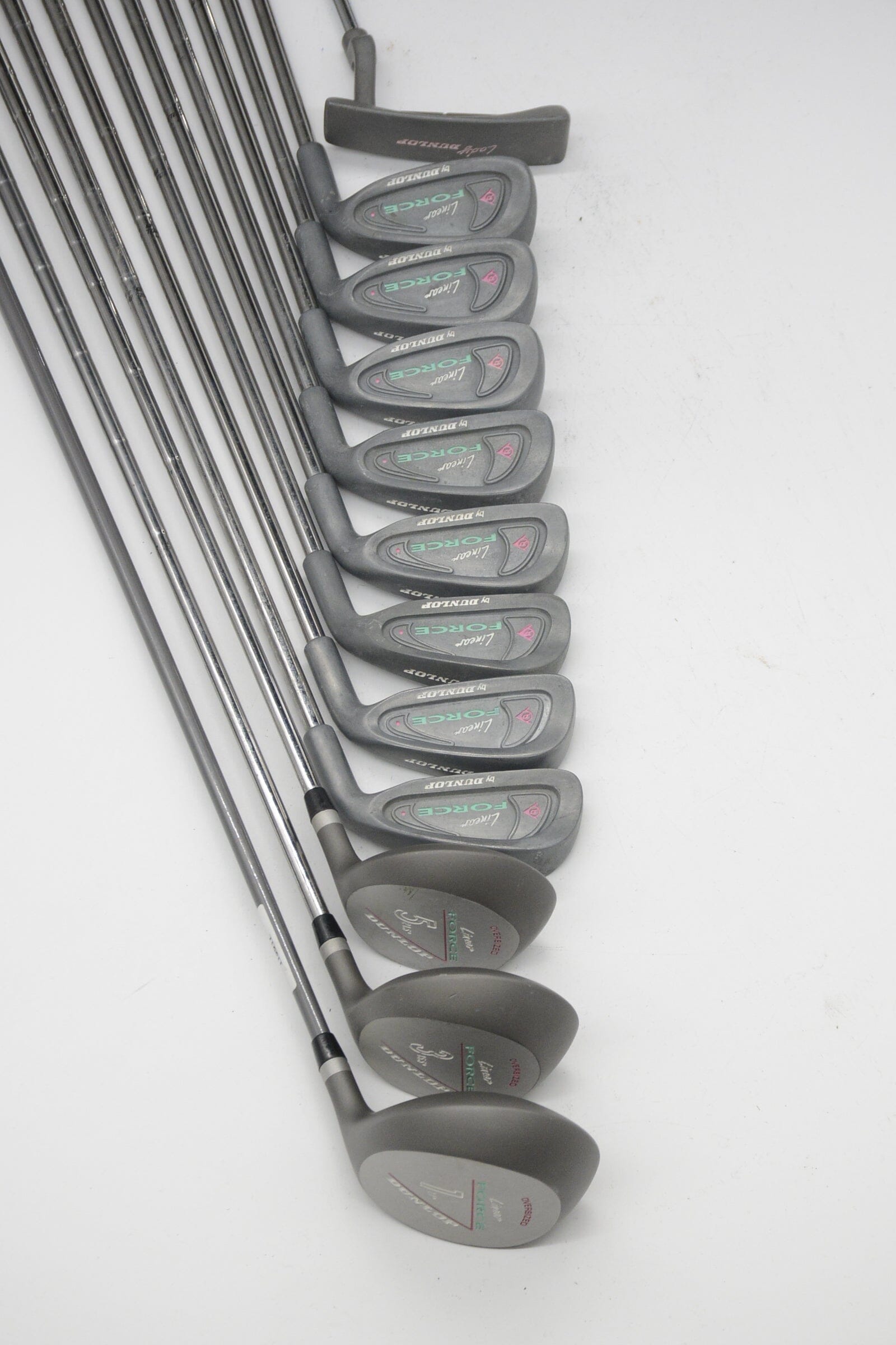 Women's Dunlop Linear Force Mixed Full Set W Flex Std Length Golf Clubs GolfRoots