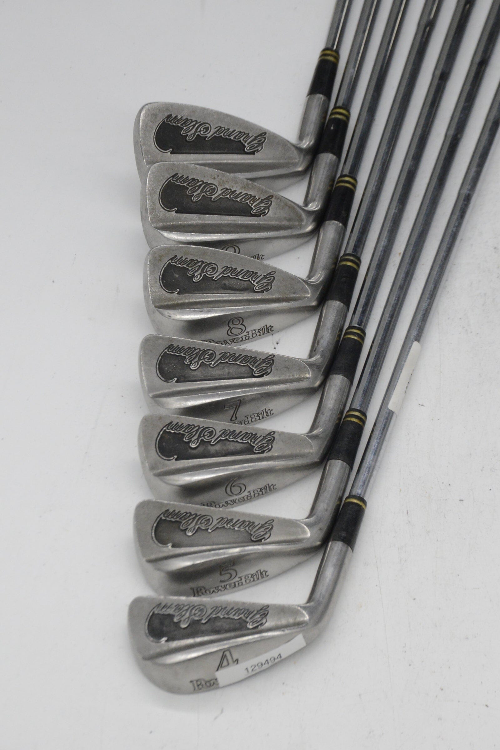 Lefty PowerBilt Grand Slam 4-PW Iron Set R Flex Std Length Golf Clubs GolfRoots