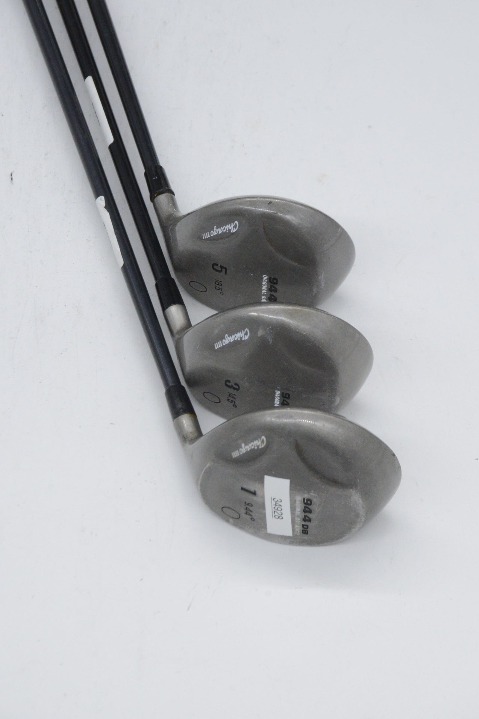 Chicago 944 DB D, 3W, 5W Wood Set R Flex Golf Clubs GolfRoots