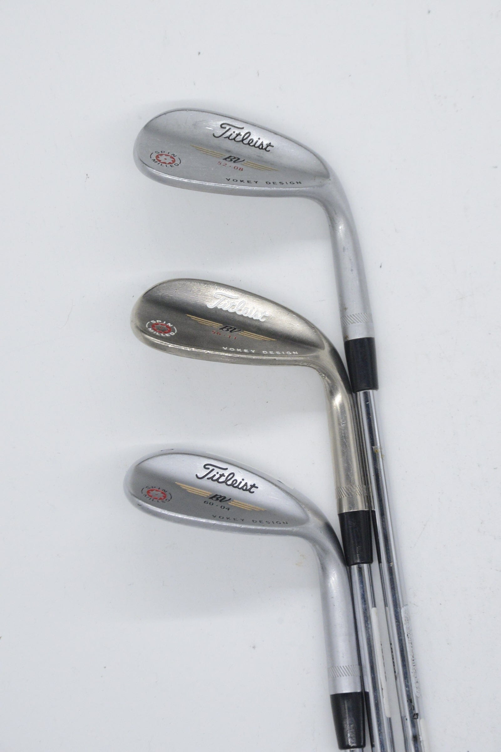 Titleist Vokey Spin Milled 52, 56, 60 Degree Wedge Set Wedge Flex