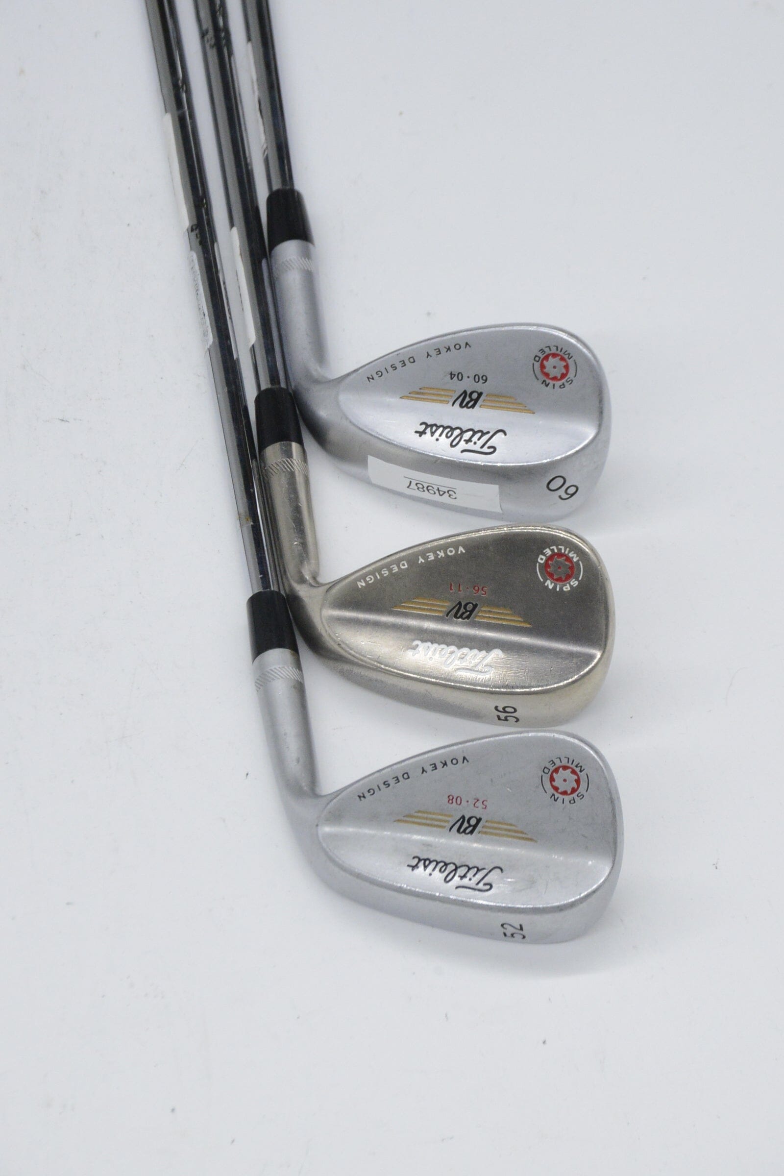 Titleist Vokey Spin Milled 52, 56, 60 Degree Wedge Set Wedge Flex
