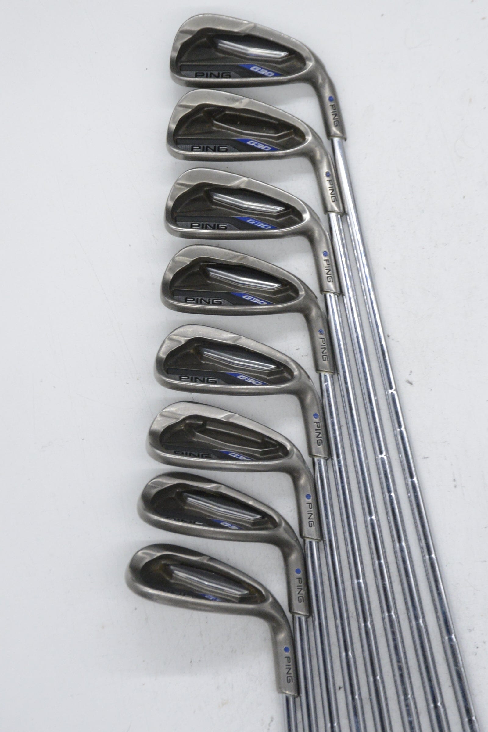 Ping G30 5-SW Iron Set S Flex +0.75" Golf Clubs GolfRoots