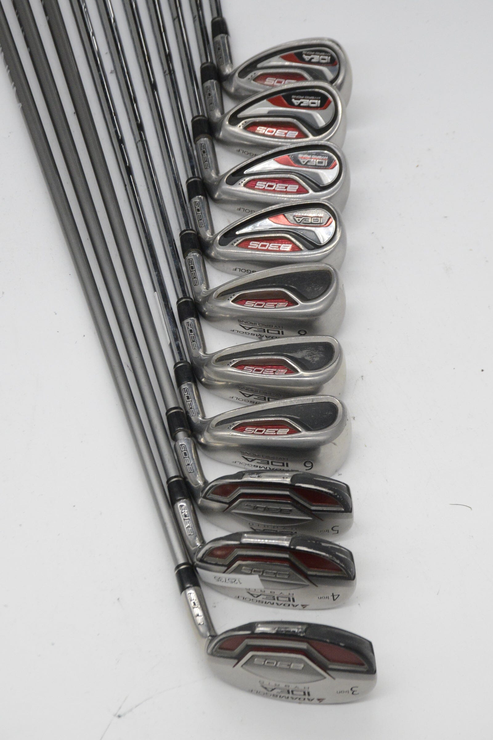 Adams Idea A3Os 3H-5H, 6-PW, SW-LW Iron Set R Flex +1.5" Golf Clubs GolfRoots