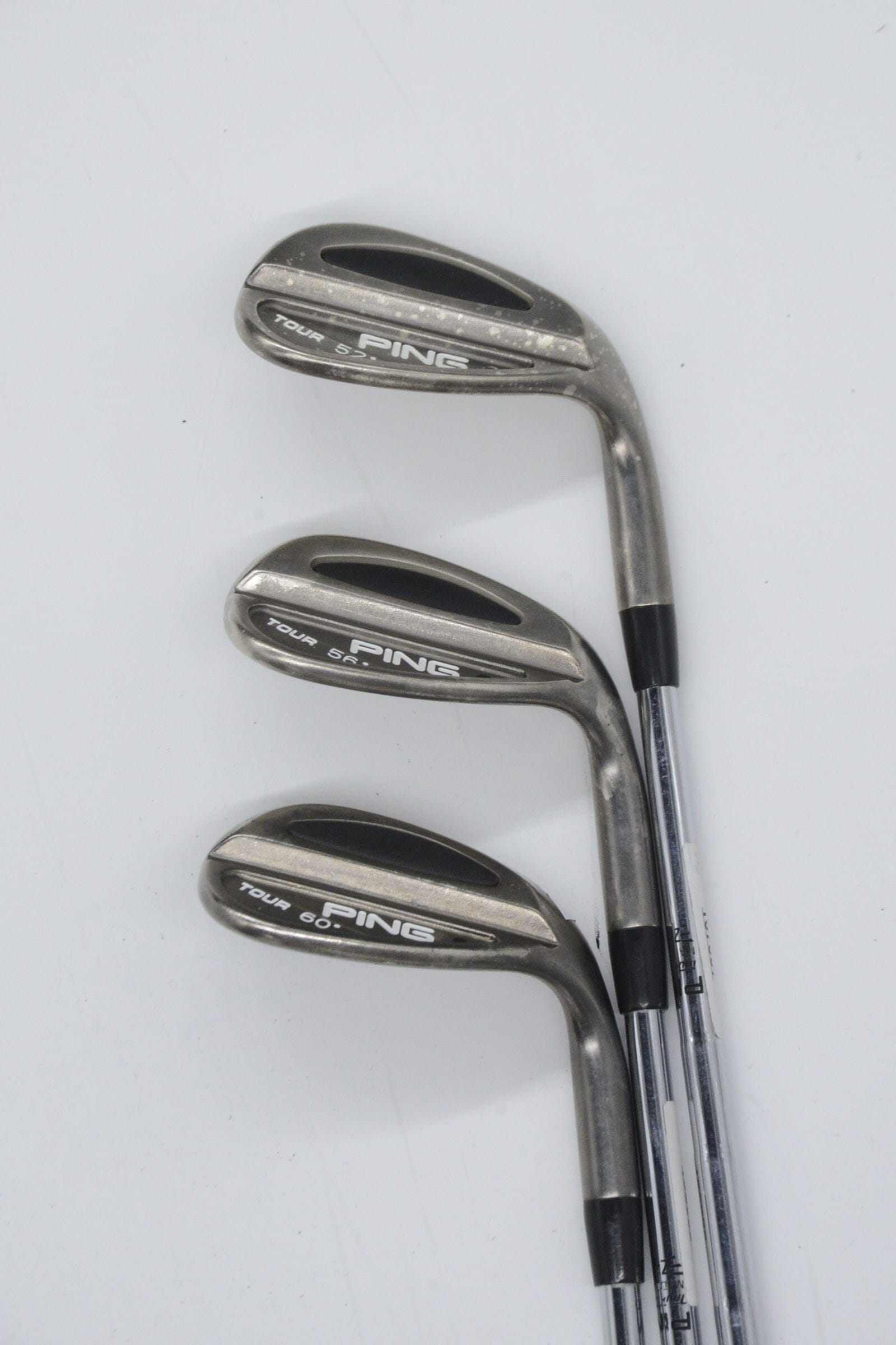 Ping Tour Black Chrome Nickel 52, 56, 60 Degree Wedge Set Wedge Flex Golf Clubs GolfRoots