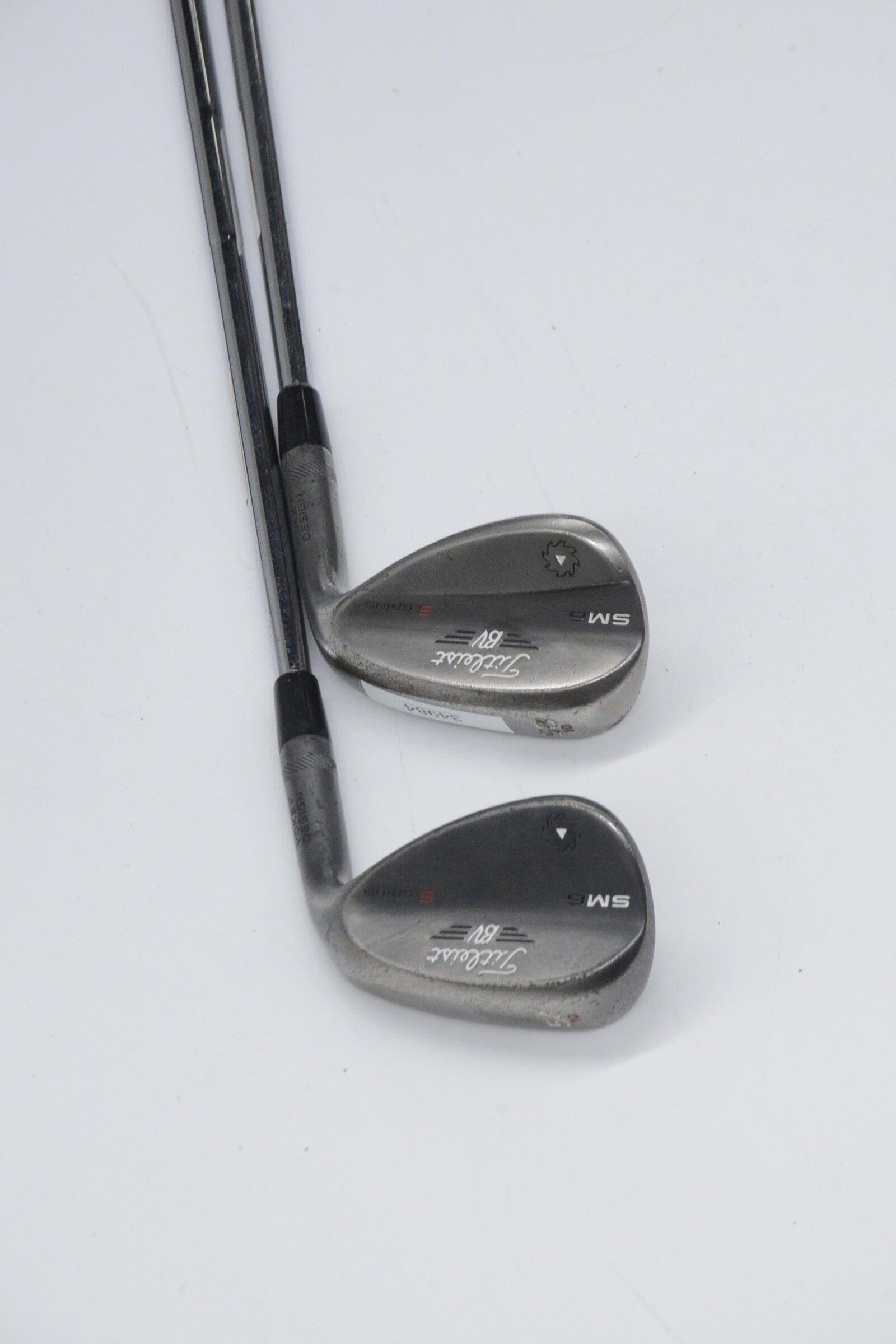 Titleist Vokey SM6 Jet Black 54 & 58 Degree Wedge Set S Flex Golf Clubs GolfRoots