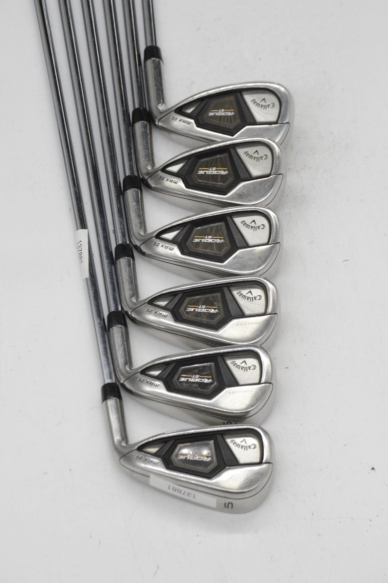 Callaway Rogue ST Max OS 5-PW Iron Set R Flex -0.5" Golf Clubs GolfRoots