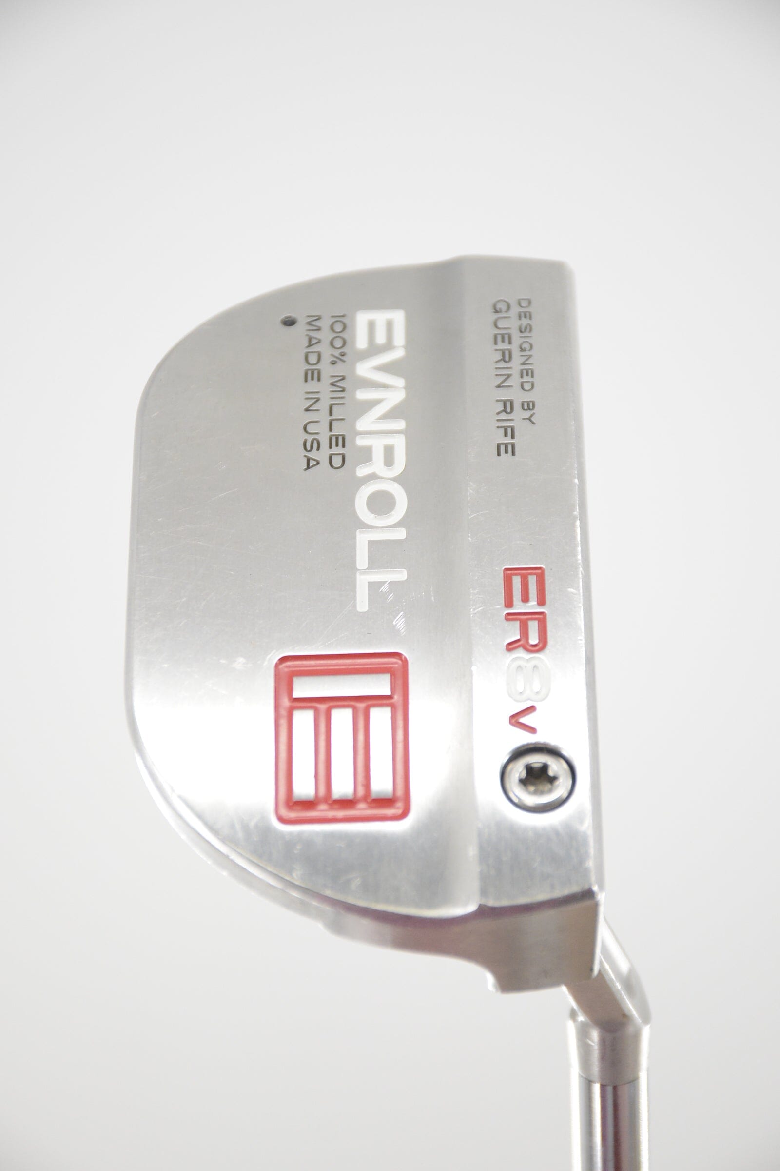 Evnroll ER8V1 Short Slant Tourmallet White Tourtac Putter 35" Golf Clubs GolfRoots