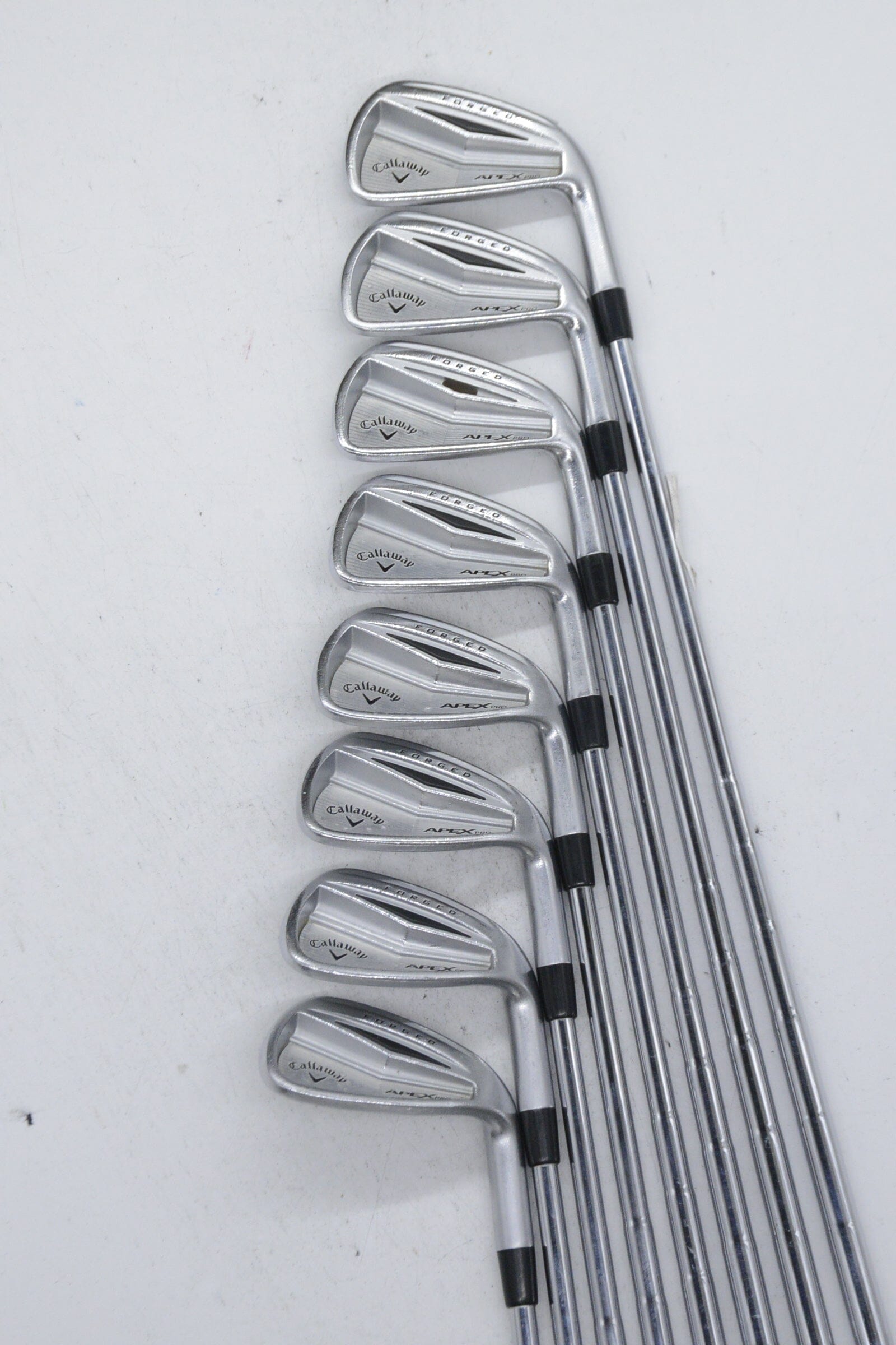 Callaway Apex Pro Forged 4-AW Iron Set S Flex +0.25" Golf Clubs GolfRoots