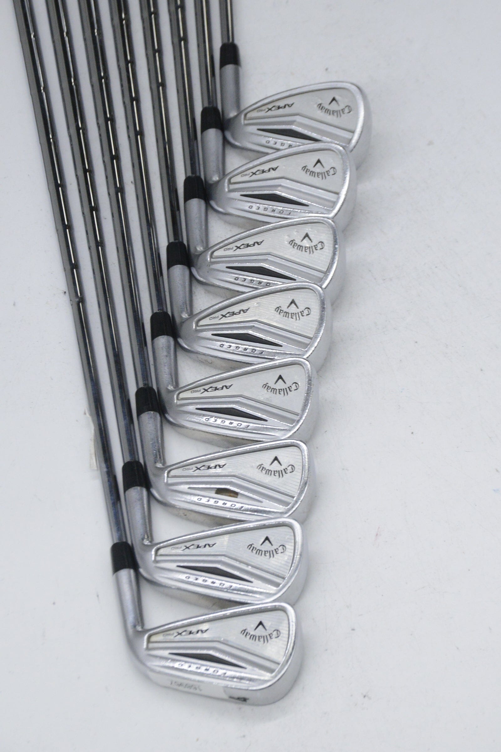 Callaway Apex Pro Forged 4-AW Iron Set S Flex +0.25" Golf Clubs GolfRoots