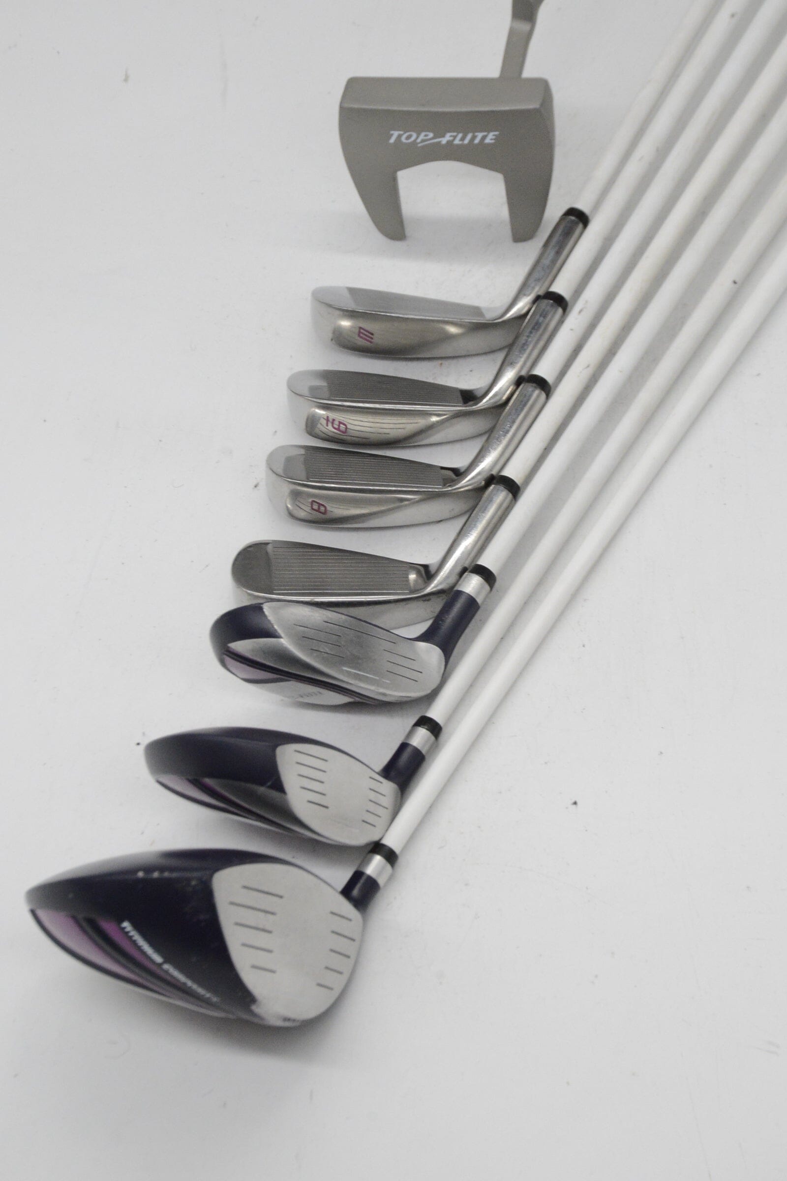 Women's Top Flite Stainless (Missing 7 Iron) Mixed Full Set W Flex -0.5" Golf Clubs GolfRoots