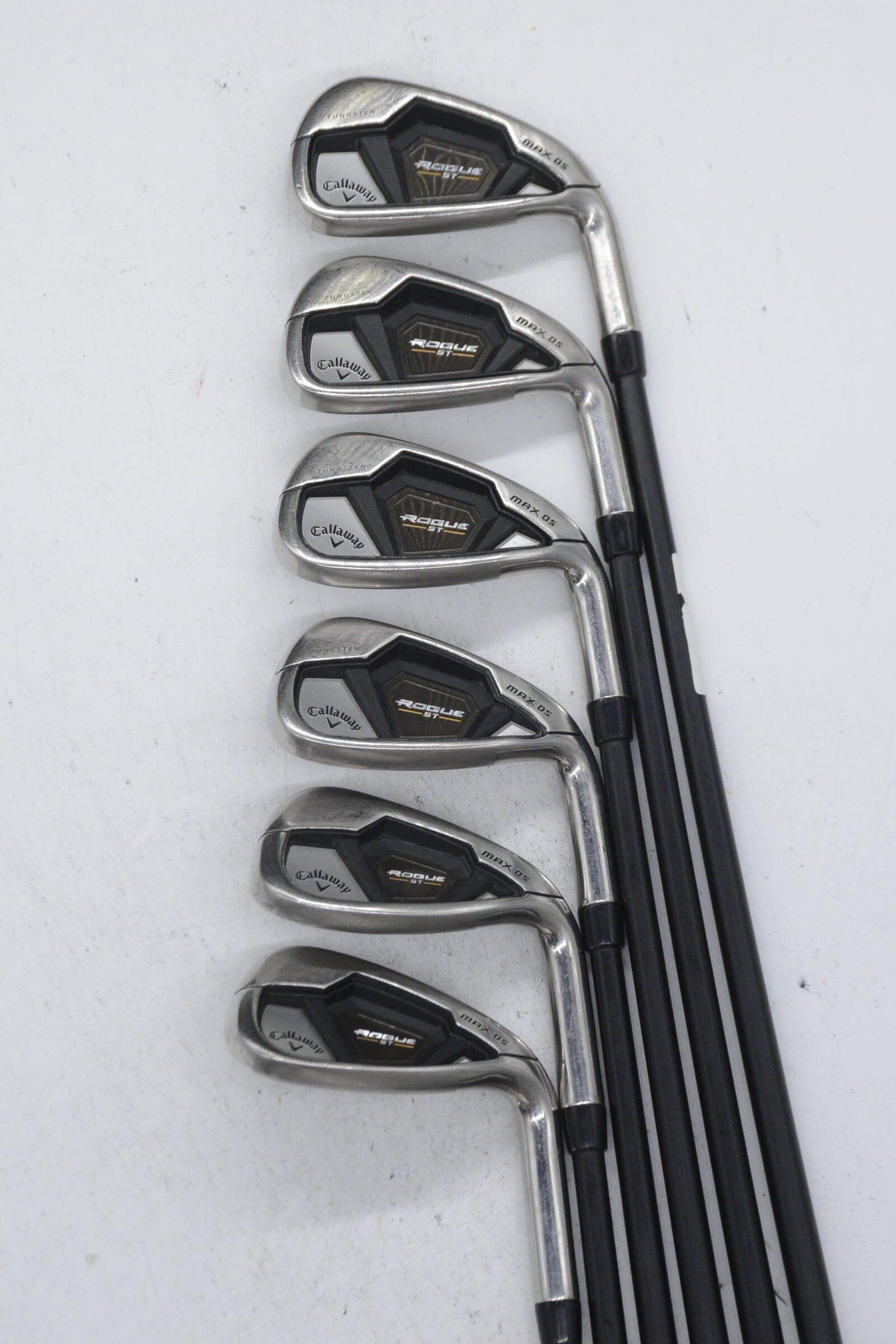 Callaway Rogue ST Max OS Lite 6-9, AW-GW Iron Set R Flex -0.5" Golf Clubs GolfRoots