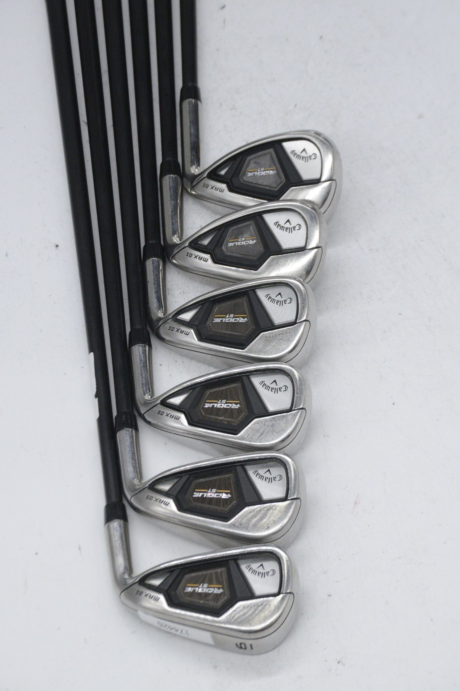 Callaway Rogue ST Max OS Lite 6-9, AW-GW Iron Set R Flex -0.5" Golf Clubs GolfRoots