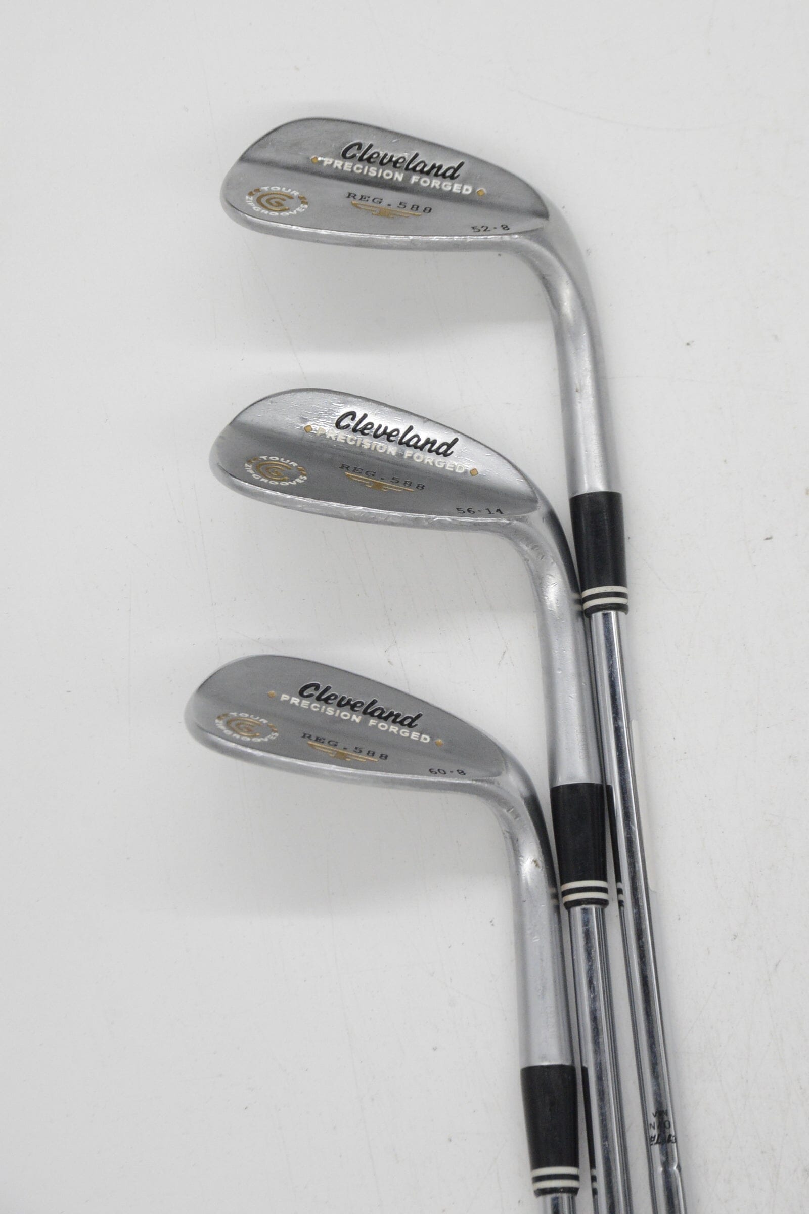 Cleveland 588 Tour Action 52, 56, 60 Degree Wedge Set S Flex Golf Clubs GolfRoots