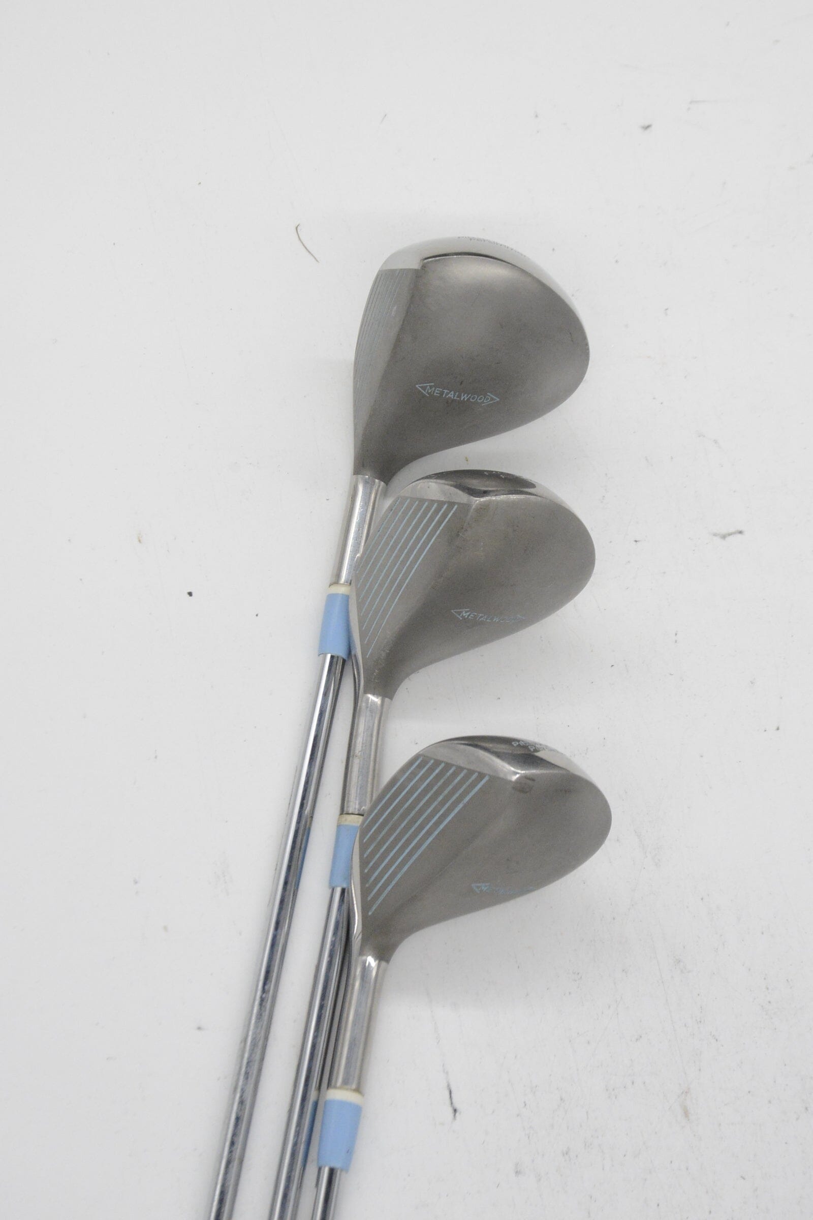 Women's TaylorMade Metal Wood D, 3W, 5W Wood Set W Flex Golf Clubs GolfRoots