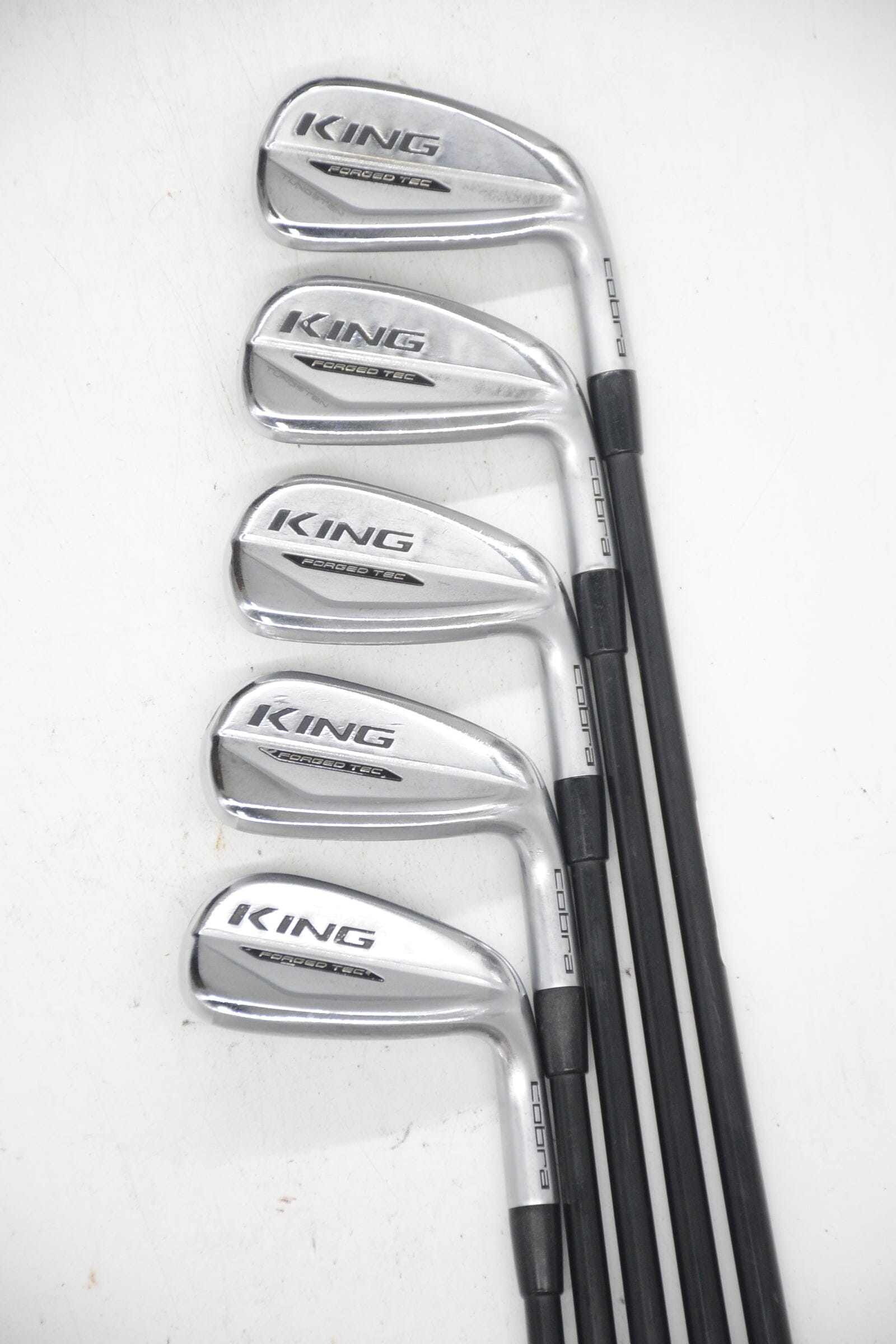Cobra King Forged Tec 2020 6-PW Iron Set R Flex +0.75" Golf Clubs GolfRoots